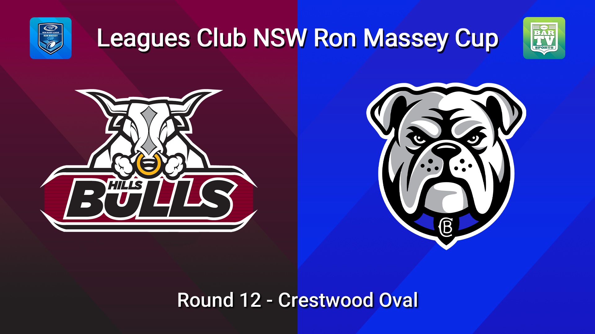260628-video-Ron Massey Cup Round 12 - Hills Bulls v Canterbury-Bankstown Bulldogs Slate Image