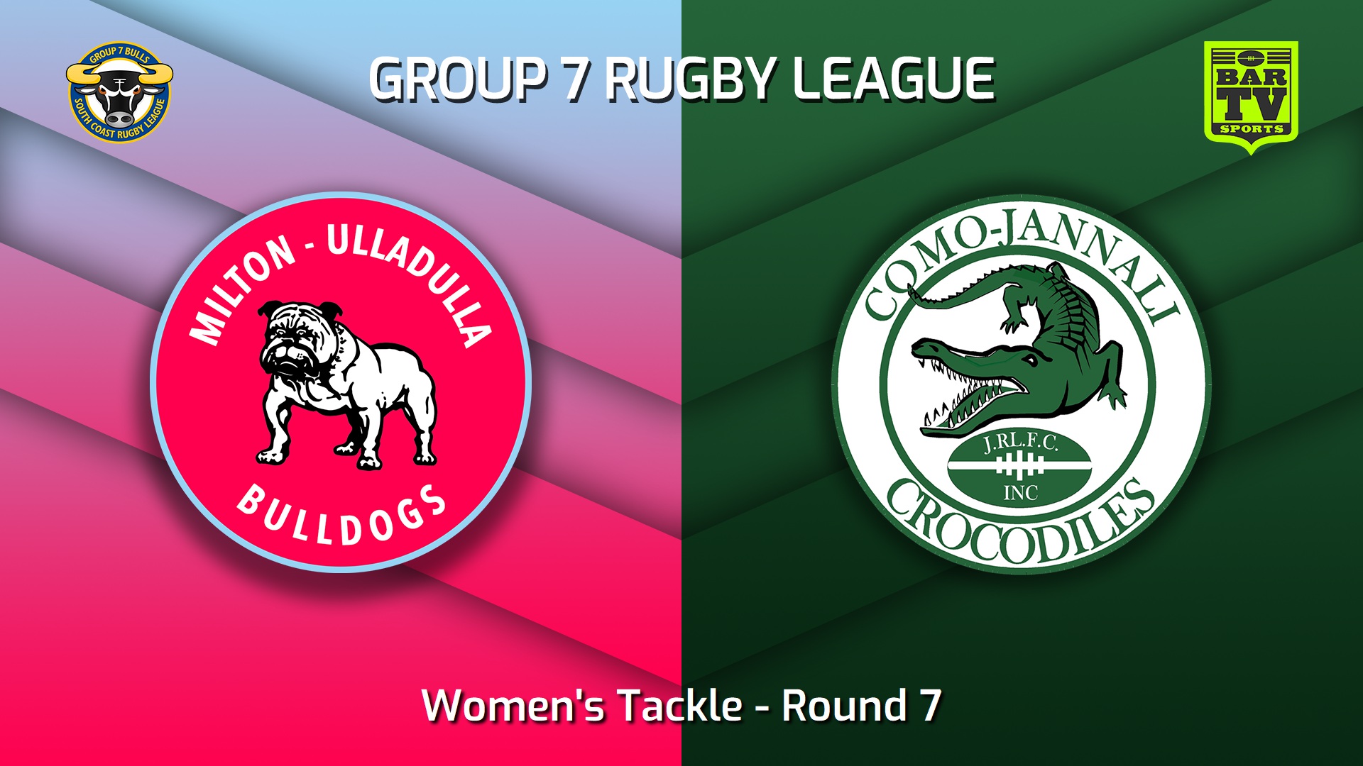 230618-South Coast Round 7 - Women's Tackle - Milton-Ulladulla Bulldogs v Como Jannali Crocodiles Slate Image