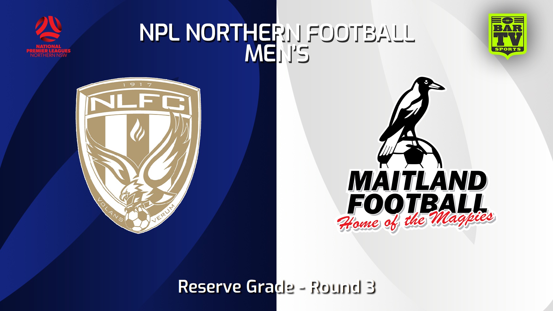 240309-NNSW NPLM Res Round 3 - New Lambton FC Res v Maitland FC Res Slate Image