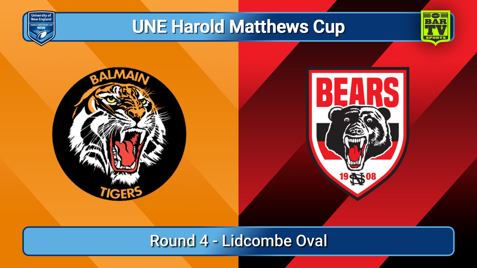 250222-video-UNE Harold Matthews Cup Round 4 - Balmain Tigers v North Sydney Bears Slate Image