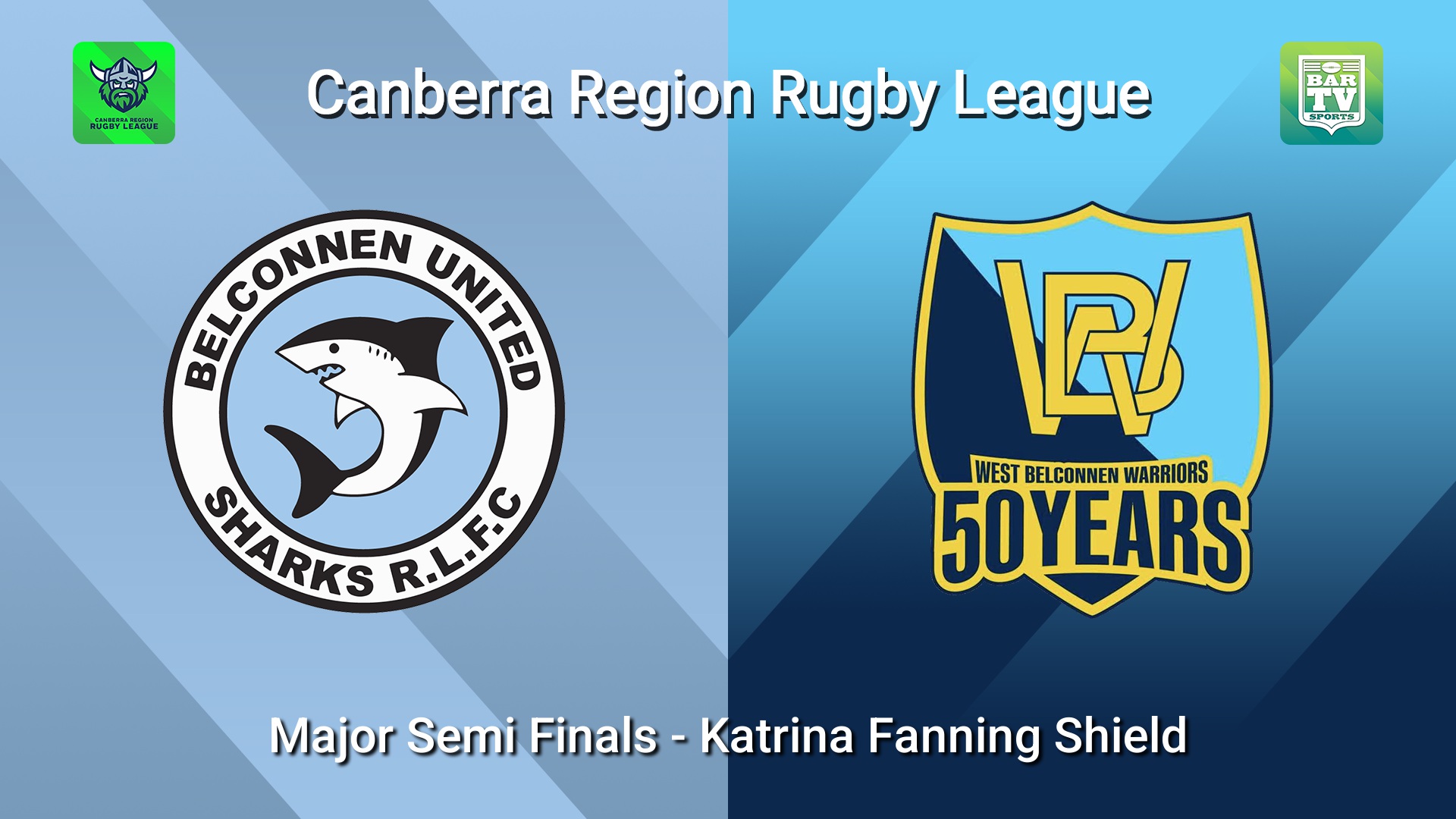 260905-video-Canberra Major Semi Finals - Katrina Fanning Shield - Belconnen United Sharks v West Belconnen Warriors Minigame Slate Image