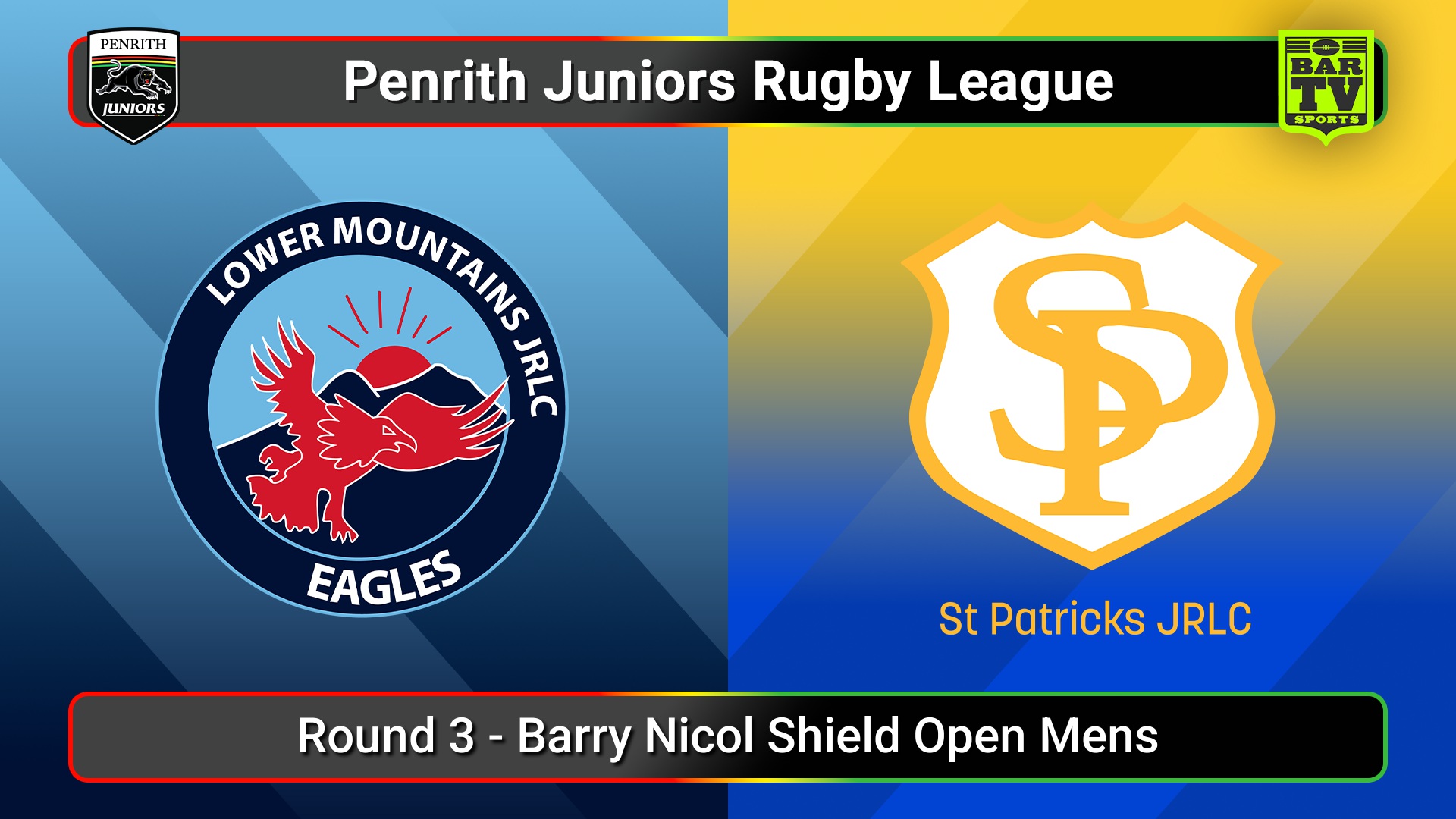 250427-video-Penrith & District Junior Rugby League Round 3 - Barry Nicol Shield Open Mens - Lower Mountains v St Patricks Slate Image