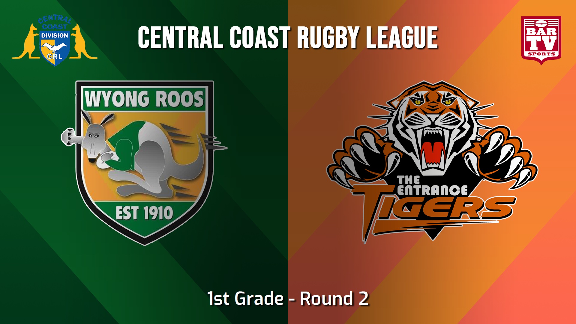 240420-video-CCRL Round 2 - 1st Grade - Wyong Roos v The Entrance Tigers Slate Image