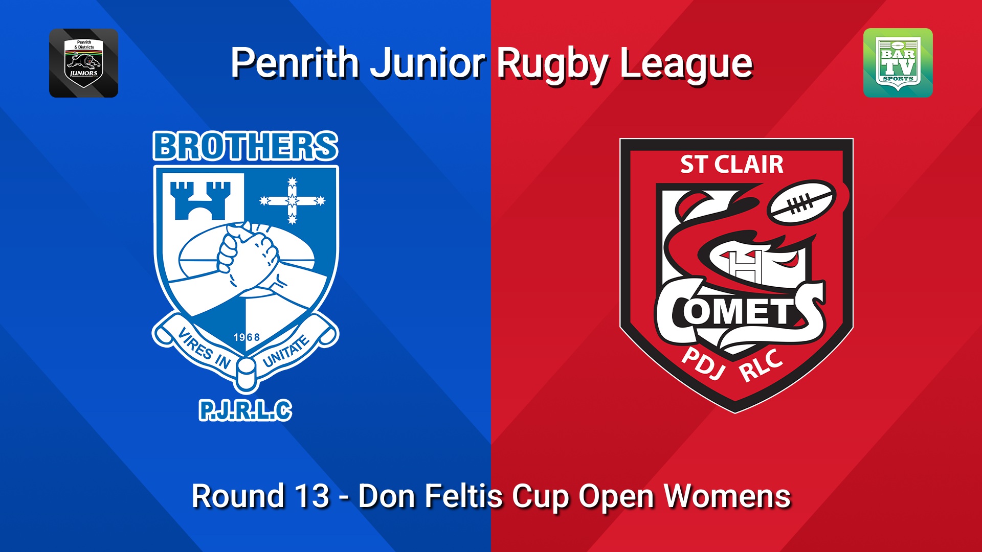 260725-video-Penrith & District Junior Rugby League Round 13 - Don Feltis Cup Open Womens - Brothers v St Clair Slate Image