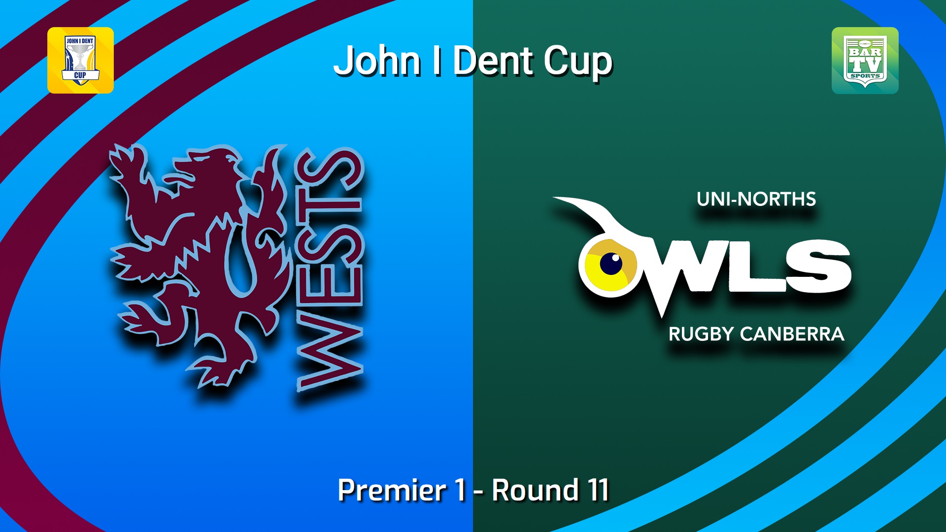 260627-video-John I Dent (ACT) Round 11 - Premier 1 - Wests Lions v UNI-North Owls Slate Image