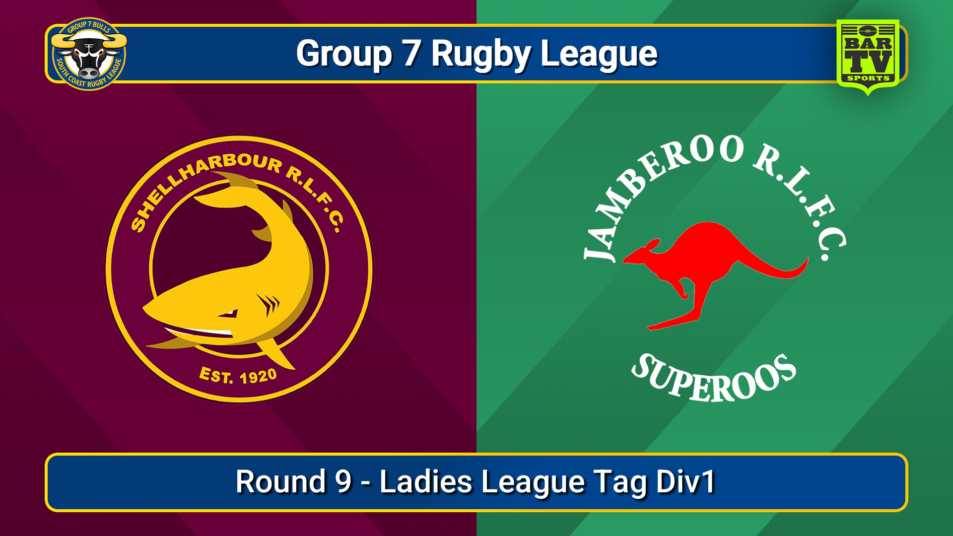 250615-video-South Coast Round 9 - Ladies League Tag Div1 - Shellharbour Sharks v Jamberoo Superoos Slate Image