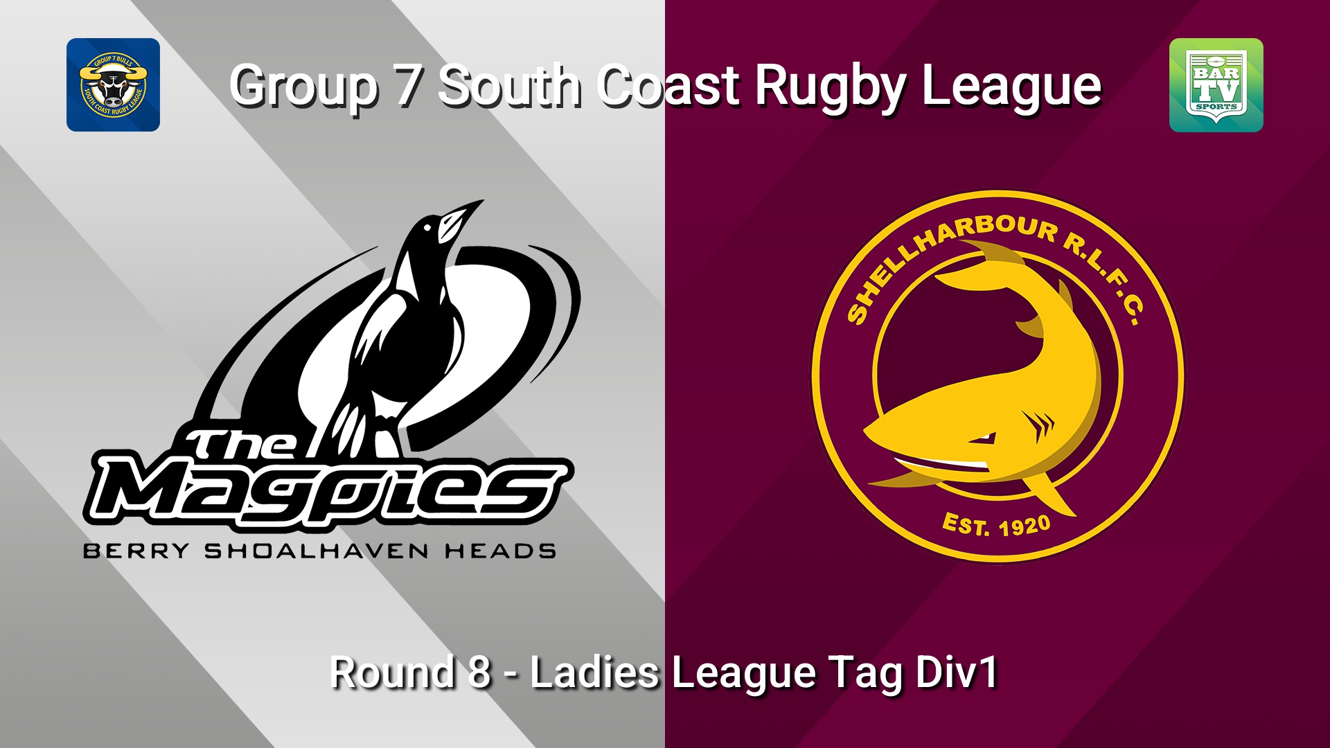260613-video-South Coast Round 8 - Ladies League Tag Div1 - Berry-Shoalhaven Heads v Shellharbour Sharks Slate Image