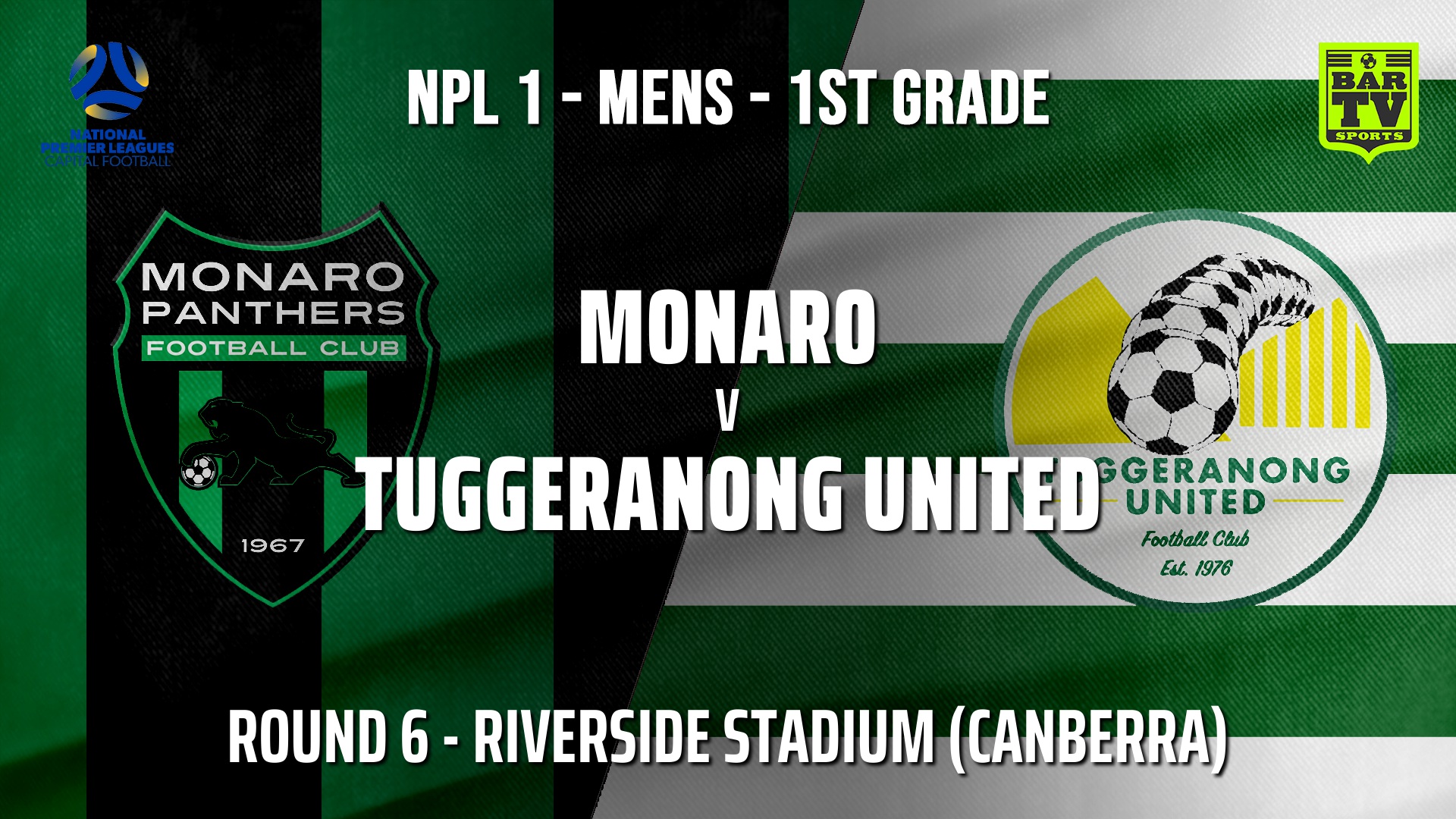 210515-NPL - CAPITAL Round 6 - Monaro Panthers FC v Tuggeranong United FC Slate Image