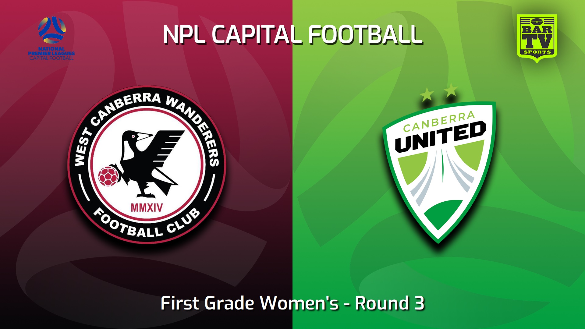 230423-Capital Womens Round 3 - West Canberra Wanderers FC (women) v Canberra United Academy Slate Image