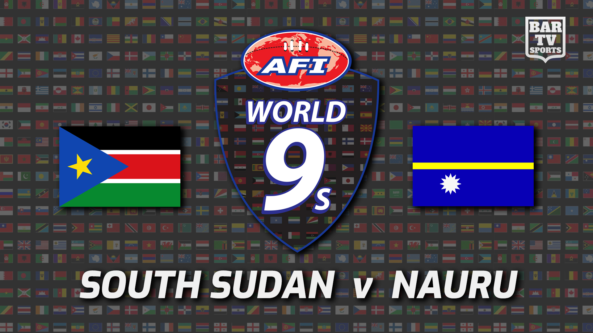 220219-Australian Football International Round 2 - World 9's - South Sudan v Nauru (men's) Slate Image
