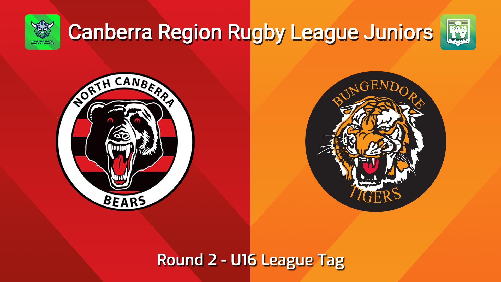 260508-video-Canberra Region Rugby League Juniors Round 2 - U16 League Tag - North Canberra Bears v Bungendore Tigers Slate Image