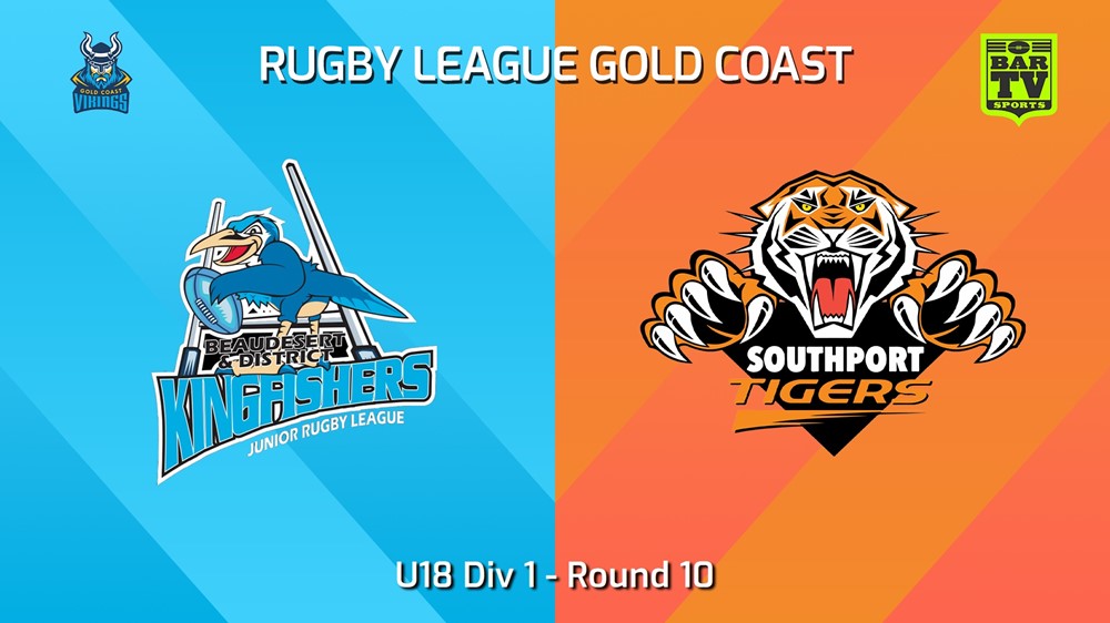 240629-video-Gold Coast Round 10 - U18 Div 1 - Beaudesert Kingfishers v Southport Tigers Slate Image