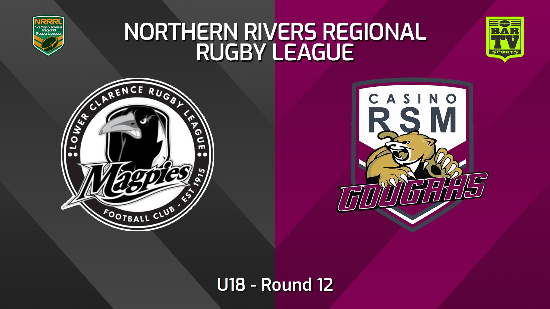 240630-video-Northern Rivers Round 12 - U18 - Lower Clarence Magpies v Casino RSM Cougars Slate Image