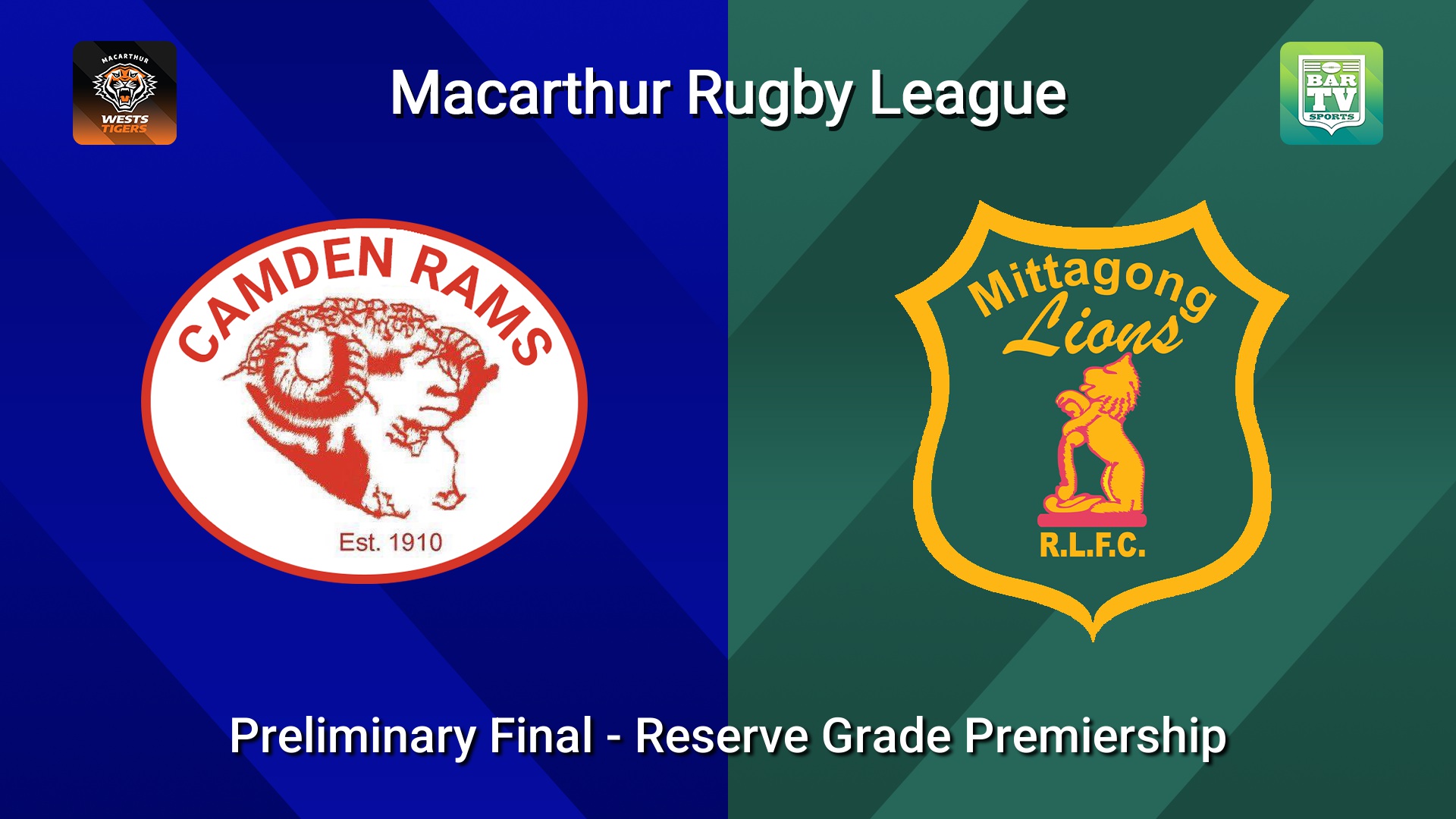 260913-video-Macarthur RL Preliminary Final - Reserve Grade Premiership - Camden Rams v Mittagong Lions Slate Image