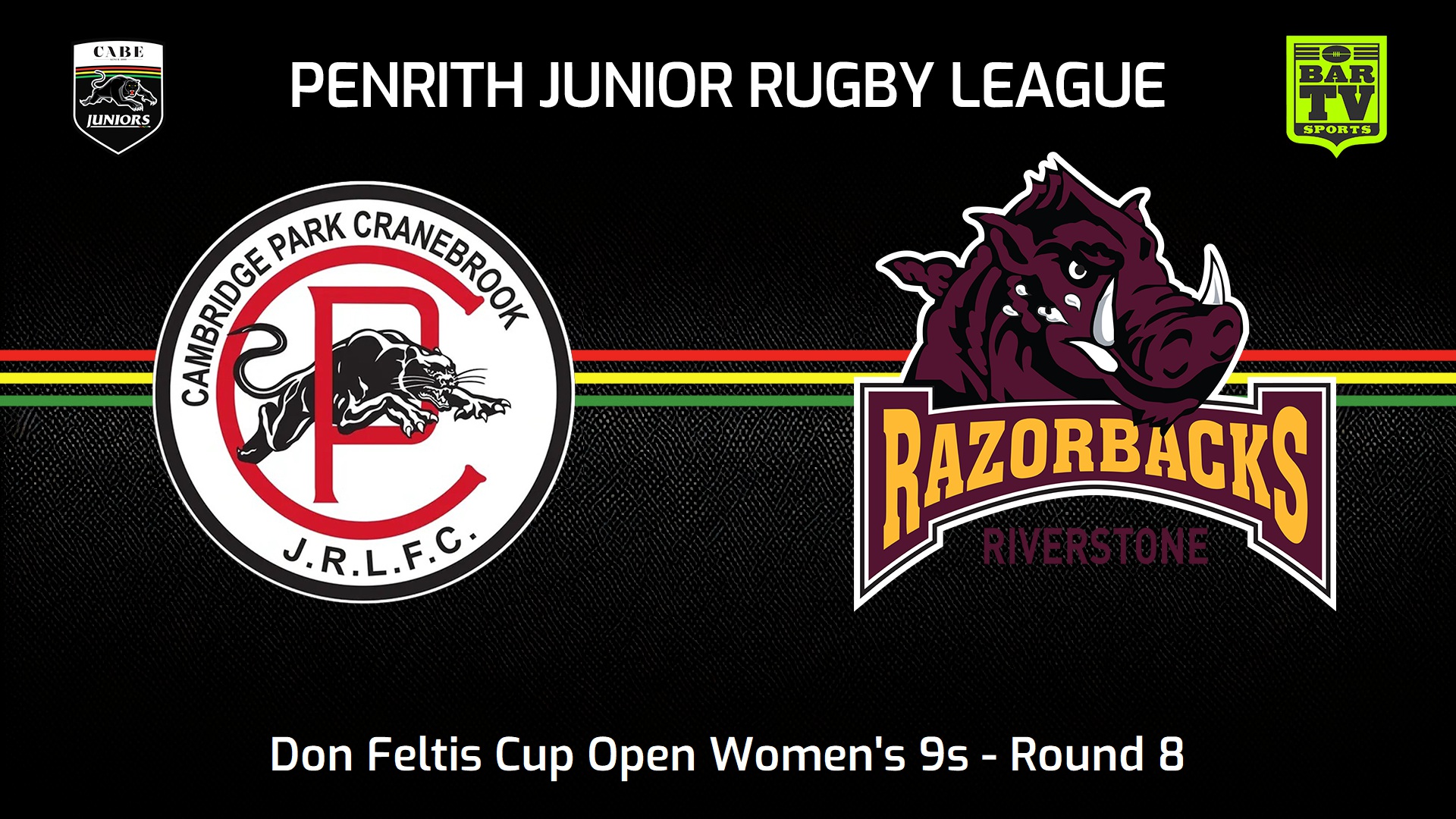 240825-video-Penrith & District Junior Rugby League Round 8 - Don Feltis Cup Open Women's 9s - Cambridge Park v Riverstone Razorbacks Slate Image