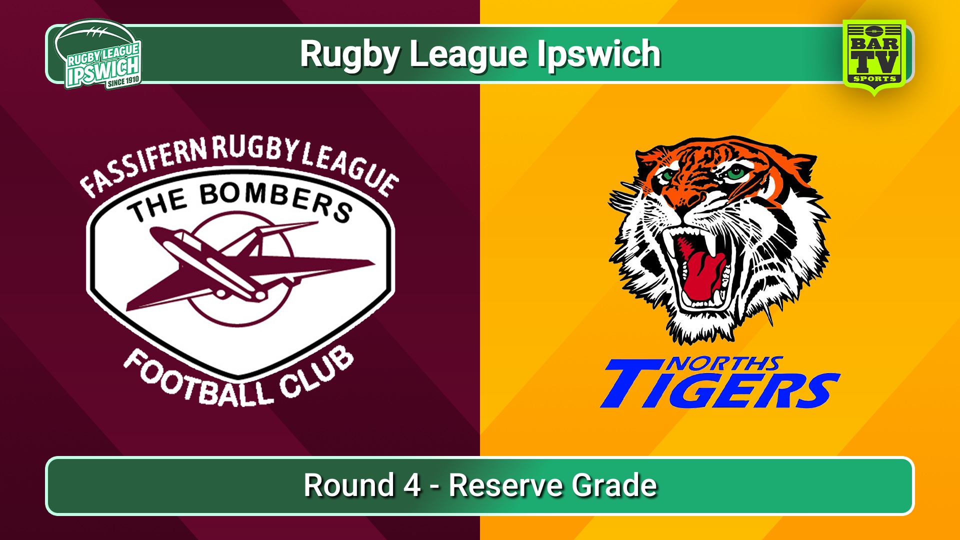 250525-video-Rugby League Ipswich Round 4 - Reserve Grade - Fassifern Bombers v Norths Tigers Slate Image