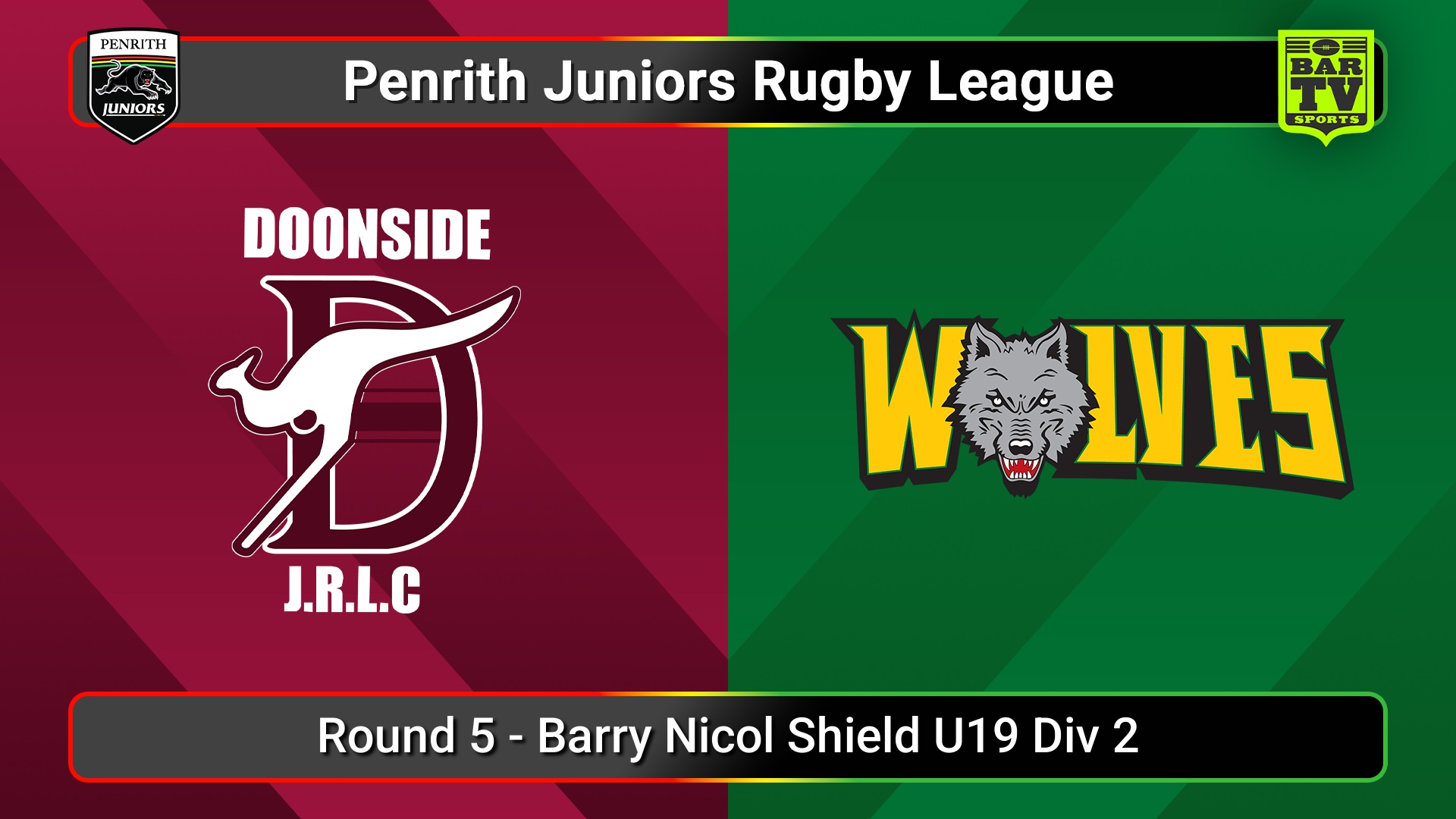 250518-video-Penrith & District Junior Rugby League Round 5 - Barry Nicol Shield U19 Div 2 - Doonside v Windsor Wolves Slate Image
