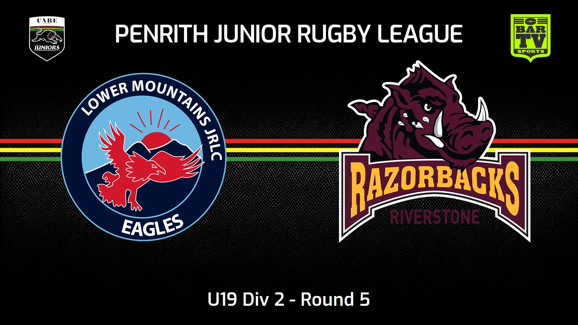 240511-video-Penrith & District Junior Rugby League Round 5 - U19 Div 2 - Lower Mountains v Riverstone Razorbacks Slate Image