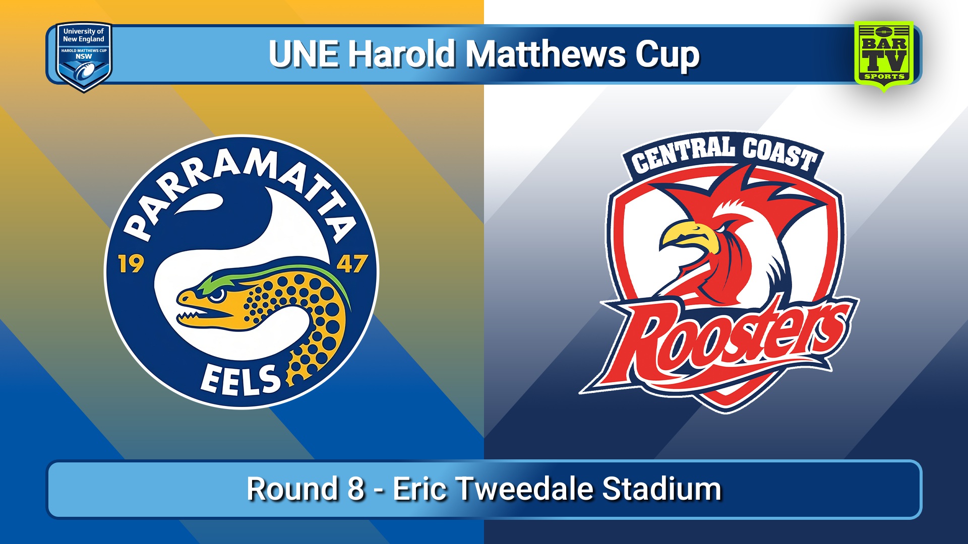 250329-video-UNE Harold Matthews Cup Round 8 - Parramatta Eels v Central Coast Roosters Slate Image