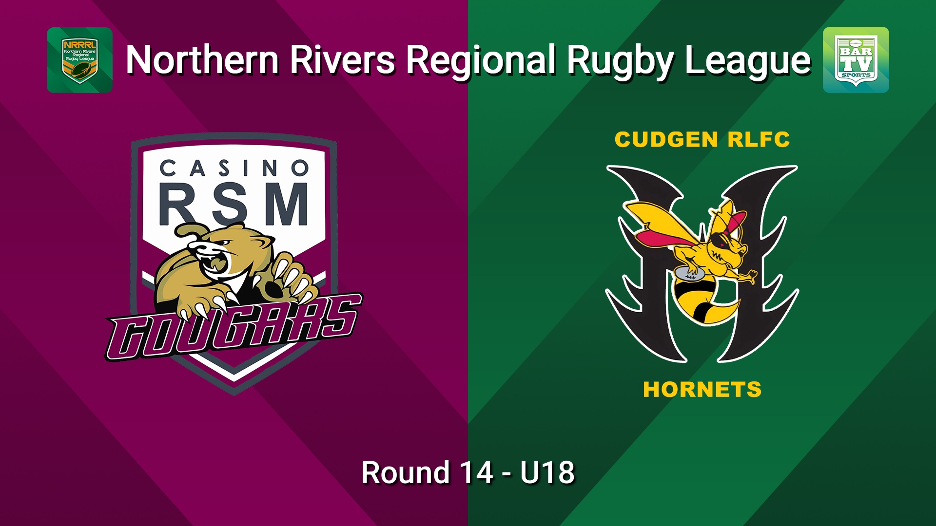 260802-video-Northern Rivers Round 14 - U18 - Casino RSM Cougars v Cudgen Hornets Minigame Slate Image