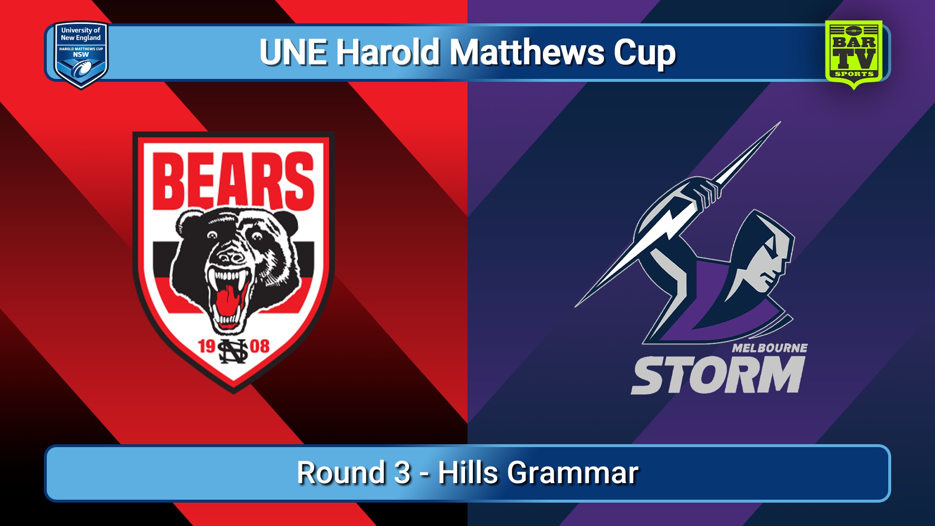 250215-video-UNE Harold Matthews Cup Round 3 - North Sydney Bears v Melbourne Storm Slate Image