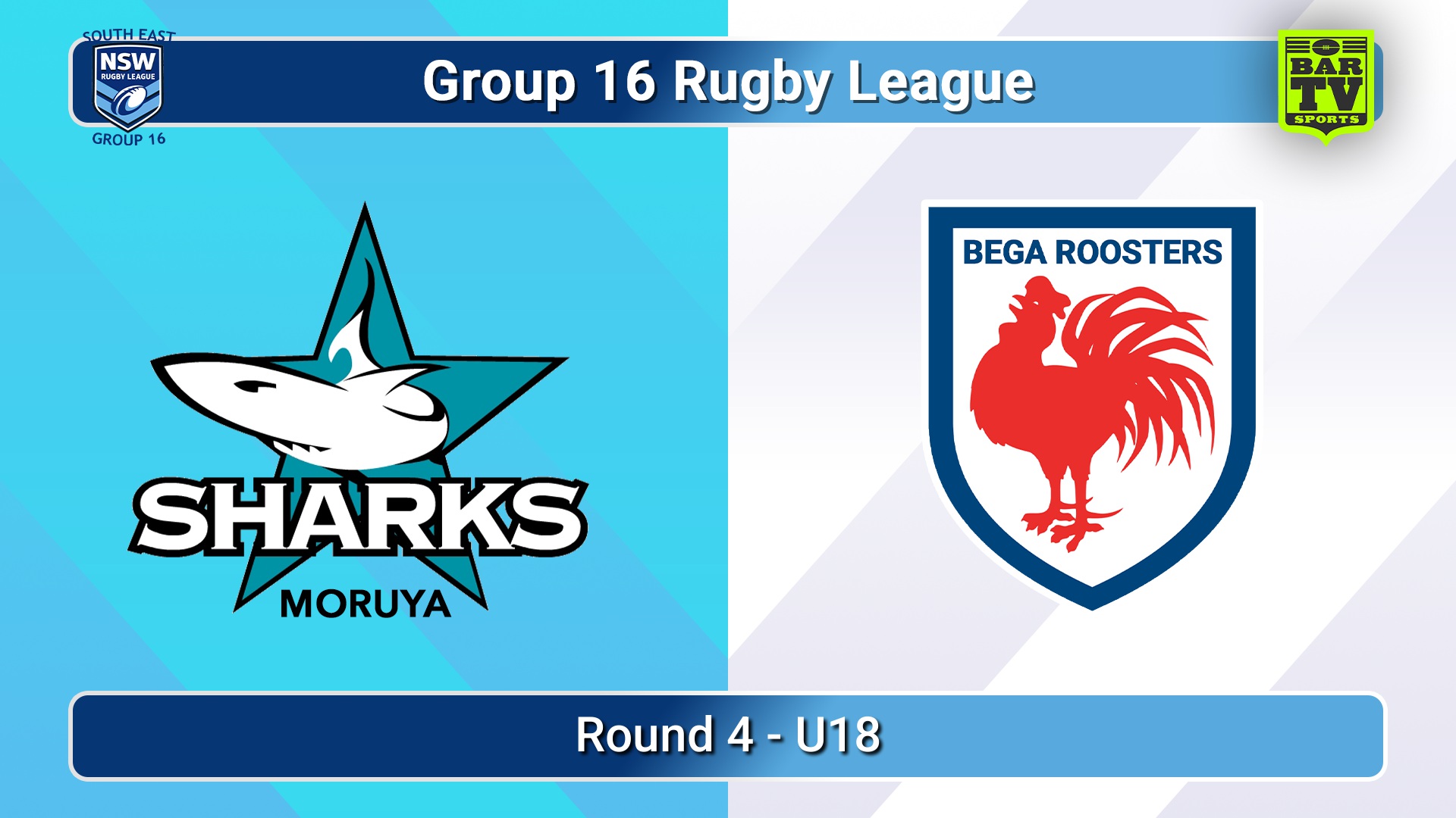260516-video-Group 16 Rugby League  Round 4 - U18 - Moruya Sharks v Bega Roosters Slate Image