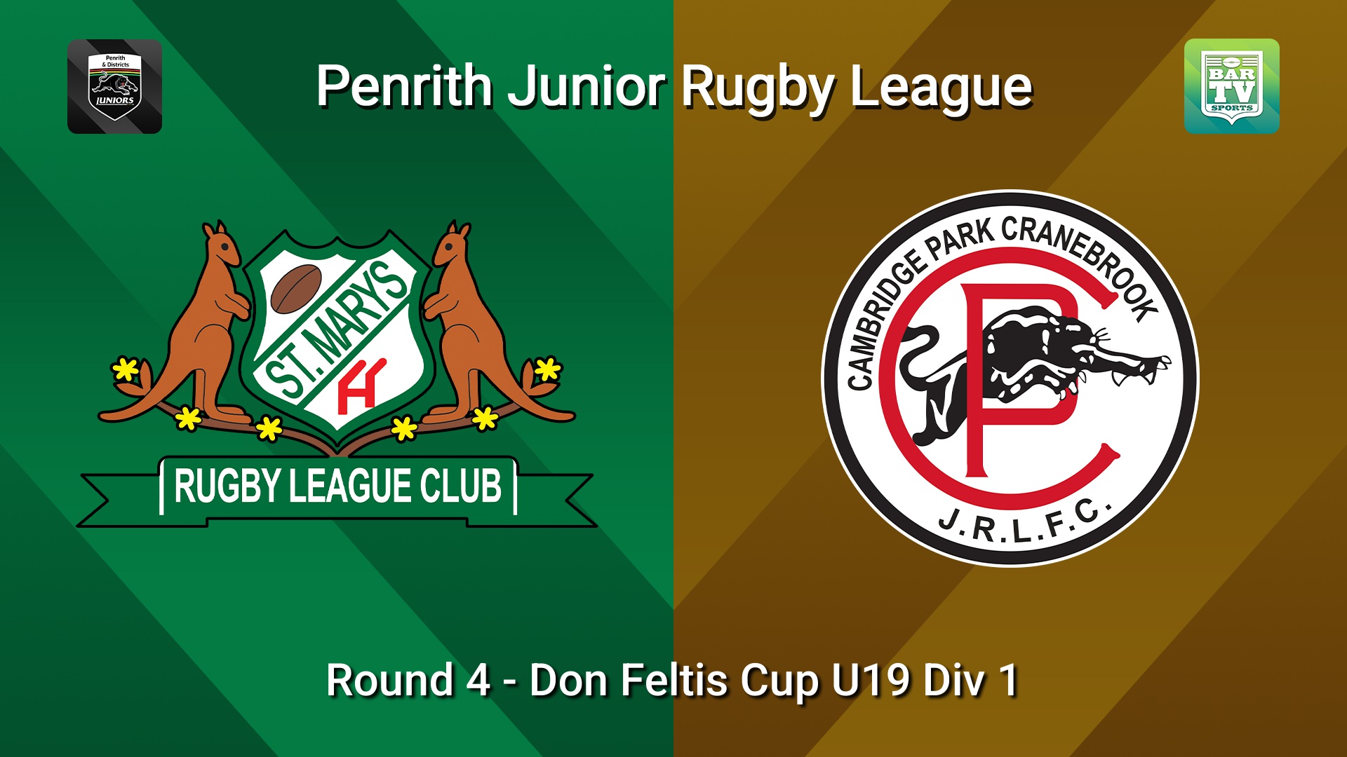 260424-video-Penrith & District Junior Rugby League Round 4 - Don Feltis Cup U19 Div 1 - St Marys v Cambridge Park Slate Image