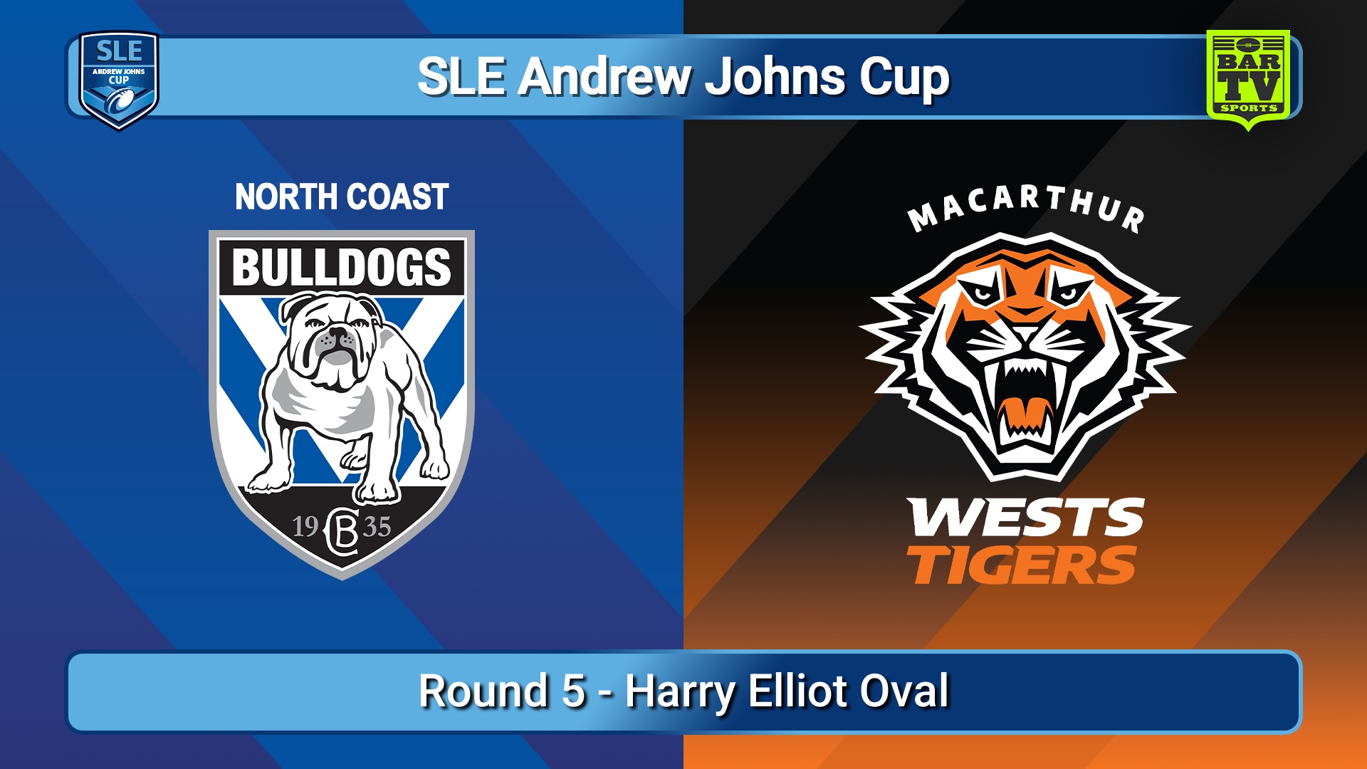 250316-video-SLE Andrew Johns Cup Round 5 - North Coast Bulldogs v Macarthur Wests Tigers Slate Image