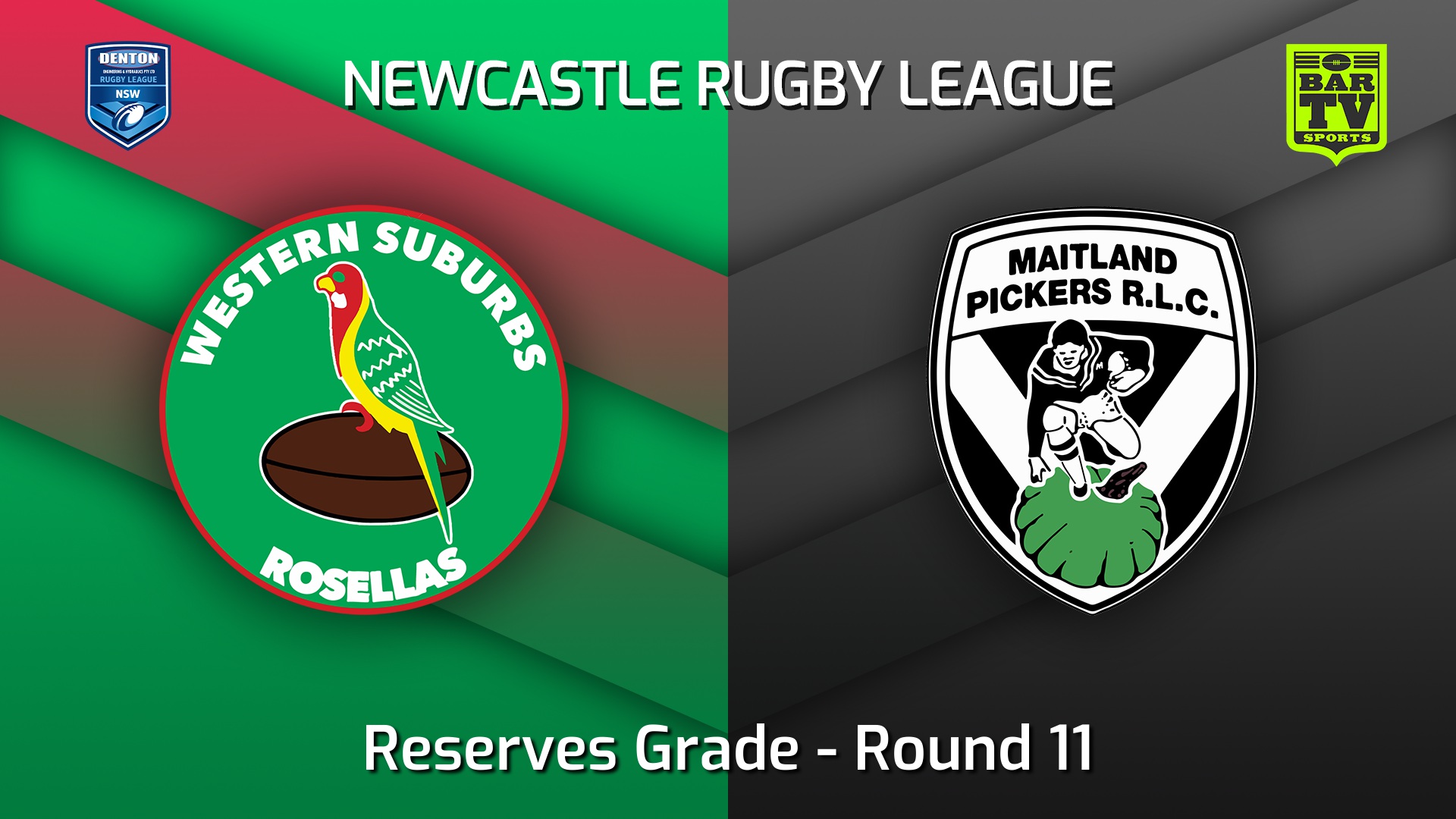 220611-Newcastle Round 11 - Reserves Grade - Western Suburbs Rosellas v Maitland Pickers Slate Image