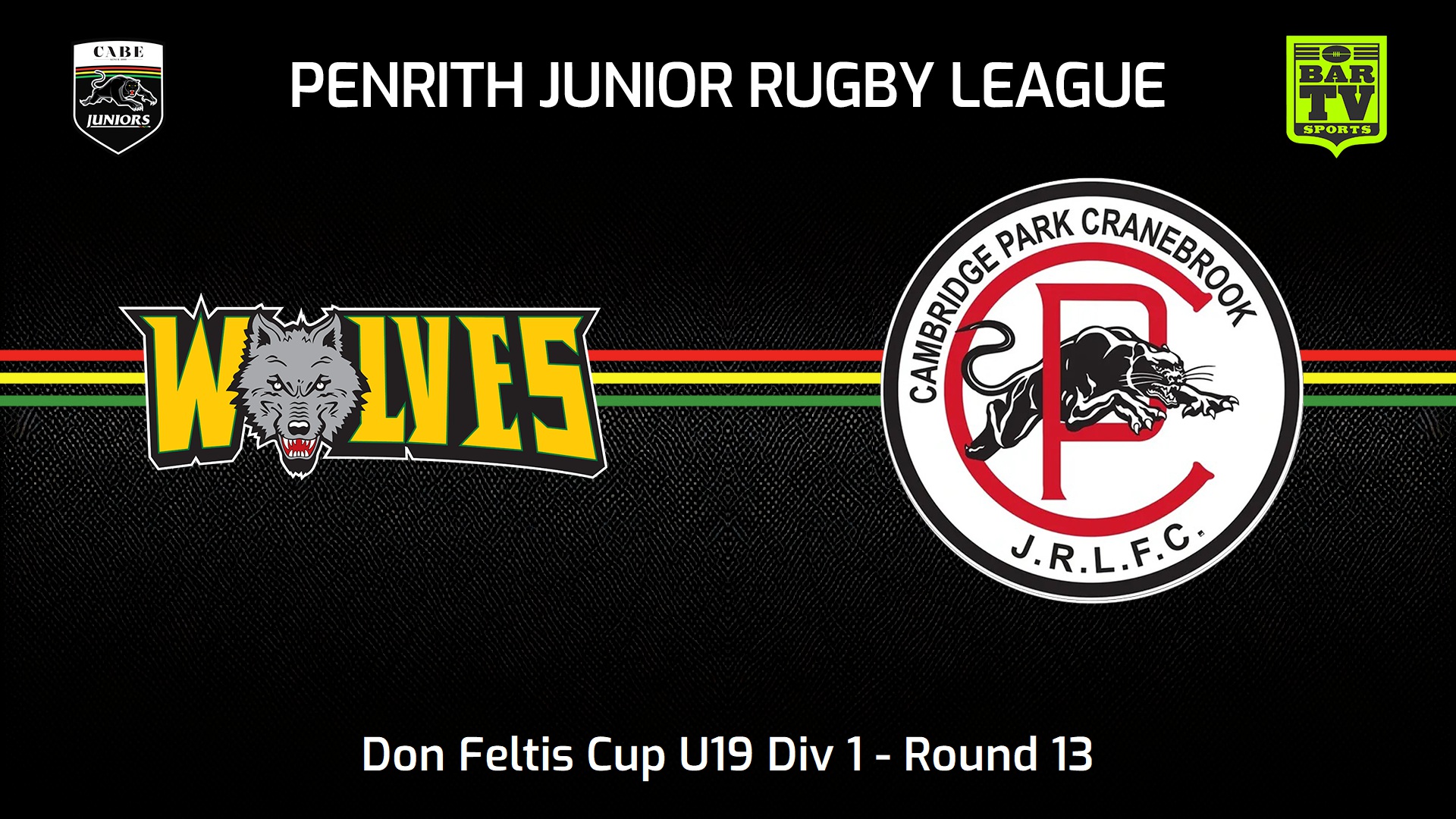 240720-video-Penrith & District Junior Rugby League Round 13 - Don Feltis Cup U19 Div 1 - Windsor Wolves v Cambridge Park Slate Image