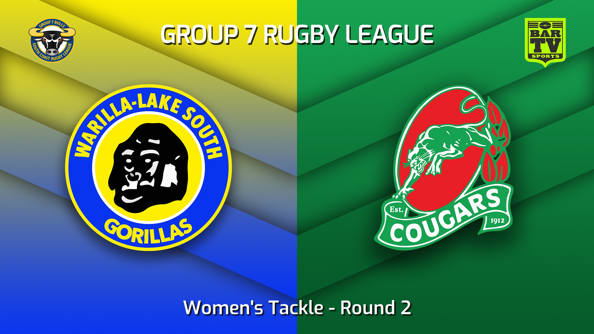 230507-South Coast Round 2 - Women's Tackle - Warilla-Lake South Gorillas v Corrimal Cougars Slate Image