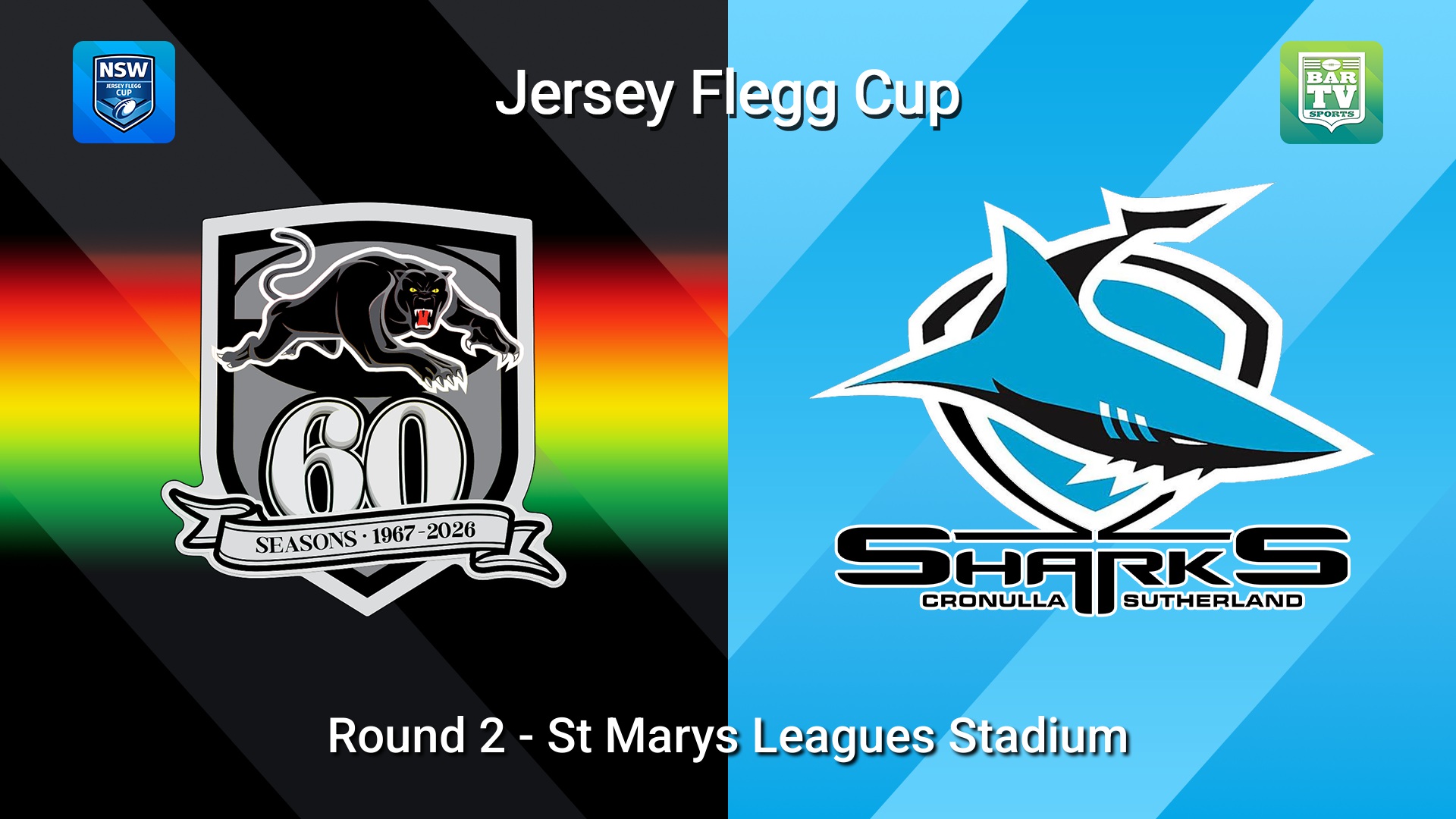 260314-video-Jersey Flegg Cup Round 2 - Penrith Panthers v Cronulla-Sutherland Sharks Slate Image