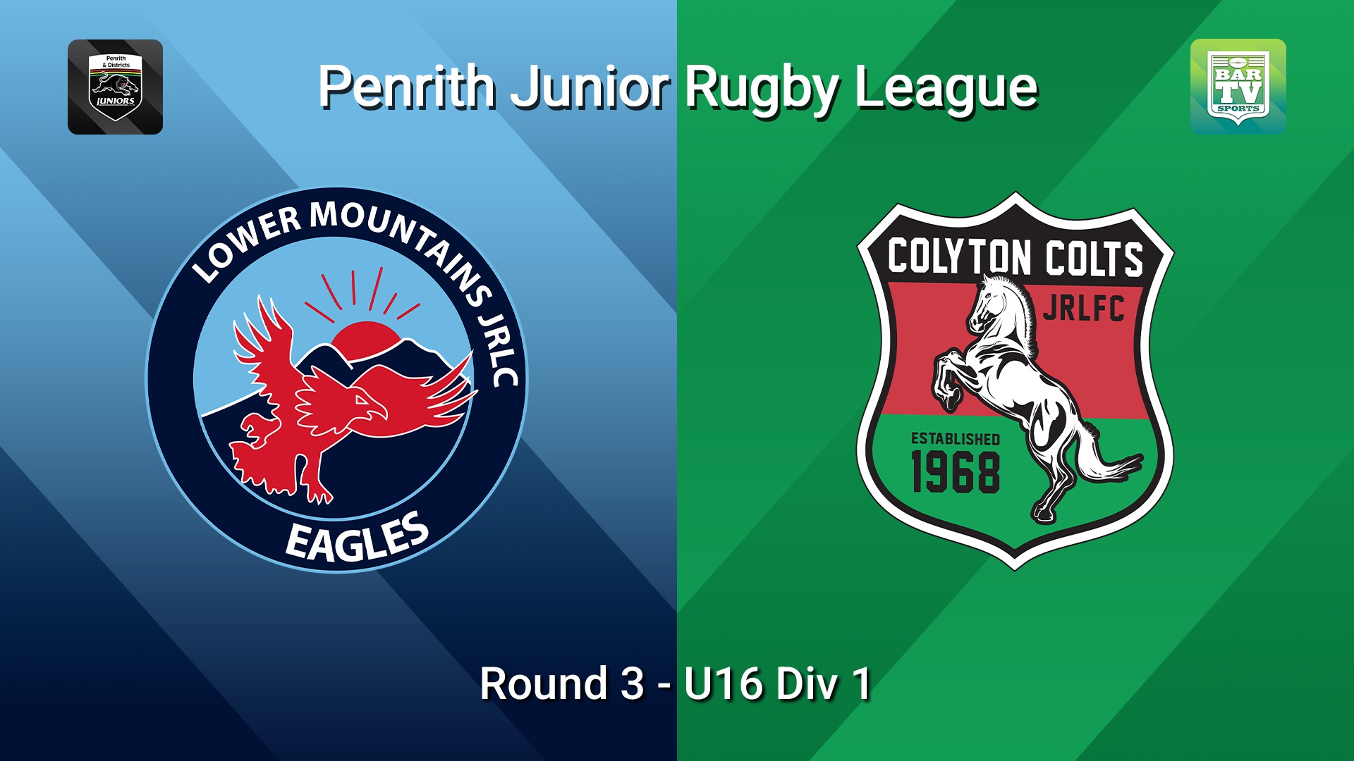 260509-video-Penrith & District Junior Rugby League Round 3 - U16 Div 1 - Lower Mountains v Colyton Slate Image