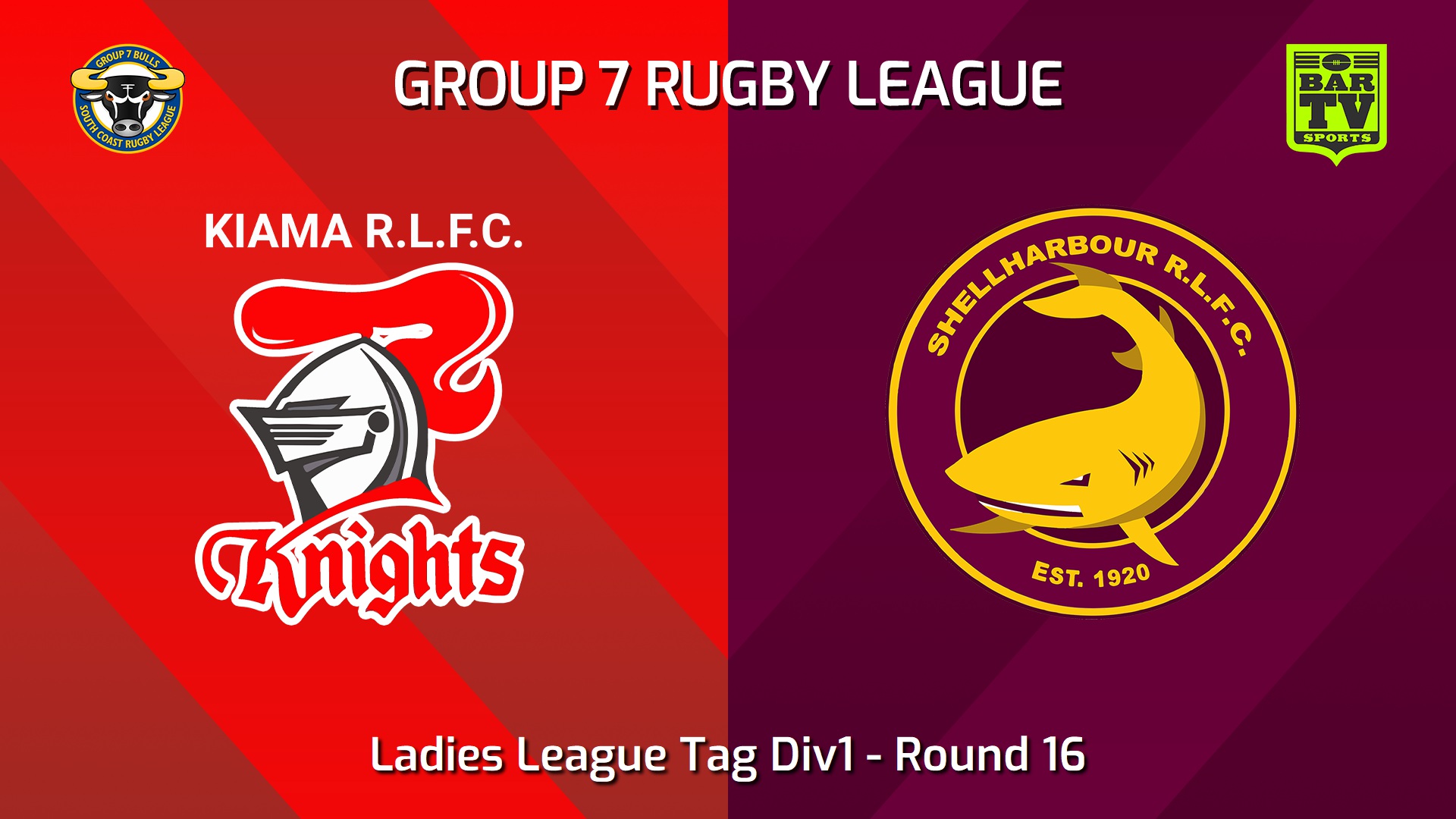 240804-video-South Coast Round 16 - Ladies League Tag Div1 - Kiama Knights v Shellharbour Sharks Slate Image