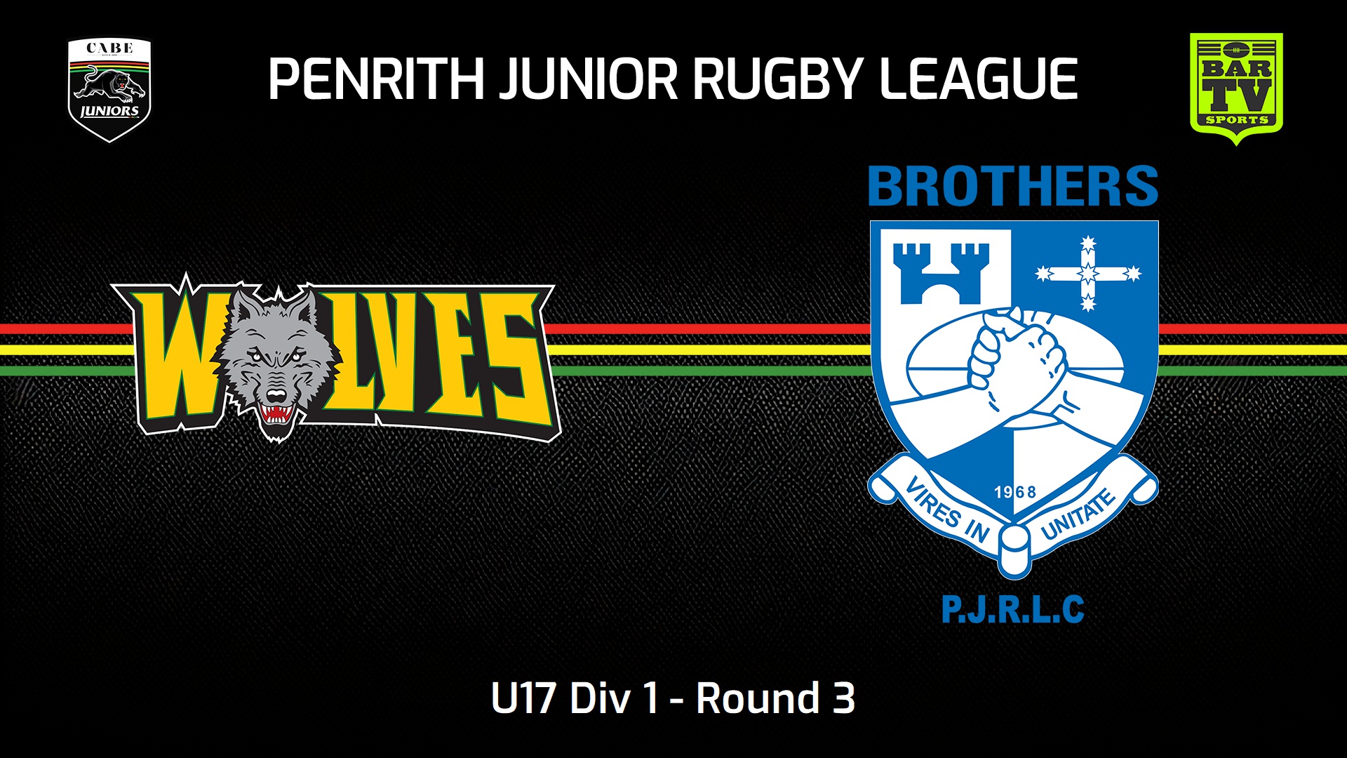240426-video-Penrith & District Junior Rugby League Round 3 - U17 Div 1 - Windsor Wolves v Brothers Slate Image