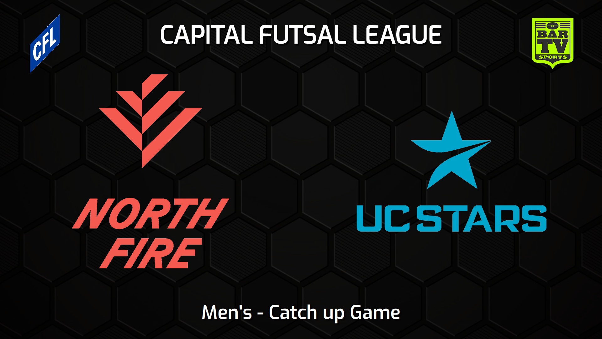 240124-Capital Football Futsal Catch up Game - Men's - North Canberra Fire v UC Stars FC Slate Image