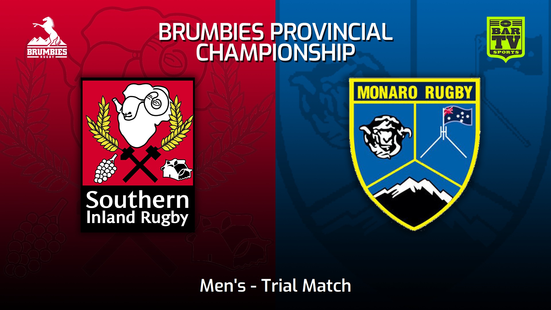 260606-video-Brumbies Prov Champs Trial Match - Men's - Southern Inland v Monaro Slate Image