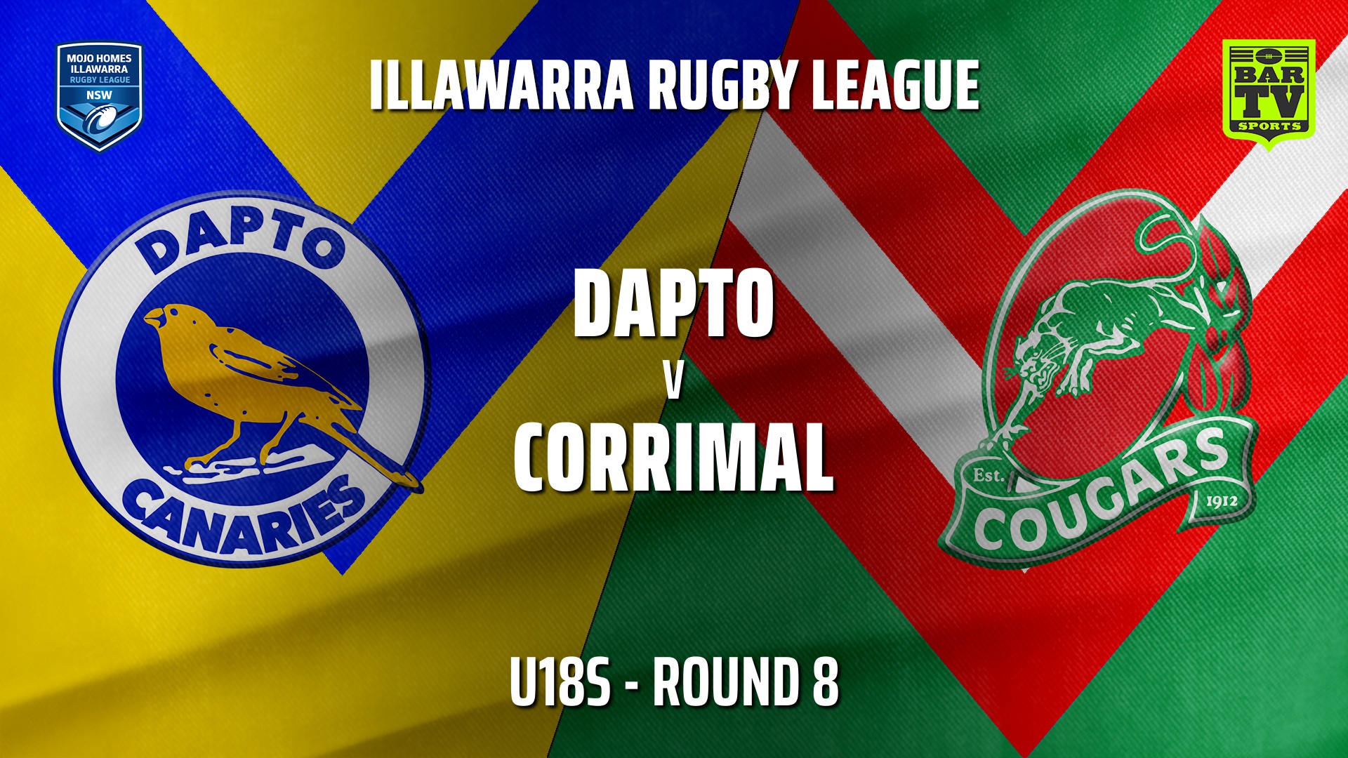 210605-IRL Round 8 - U18s - Dapto Canaries v Corrimal Cougars Slate Image