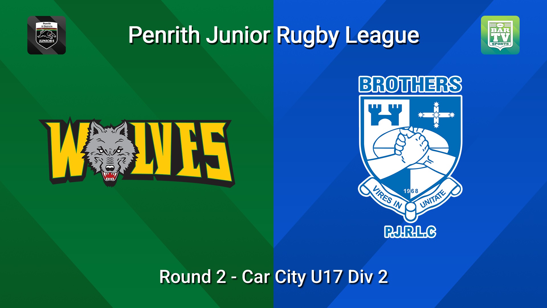 260502-video-Penrith & District Junior Rugby League Round 2 - Car City U17 Div 2 - Windsor Wolves v Brothers Slate Image