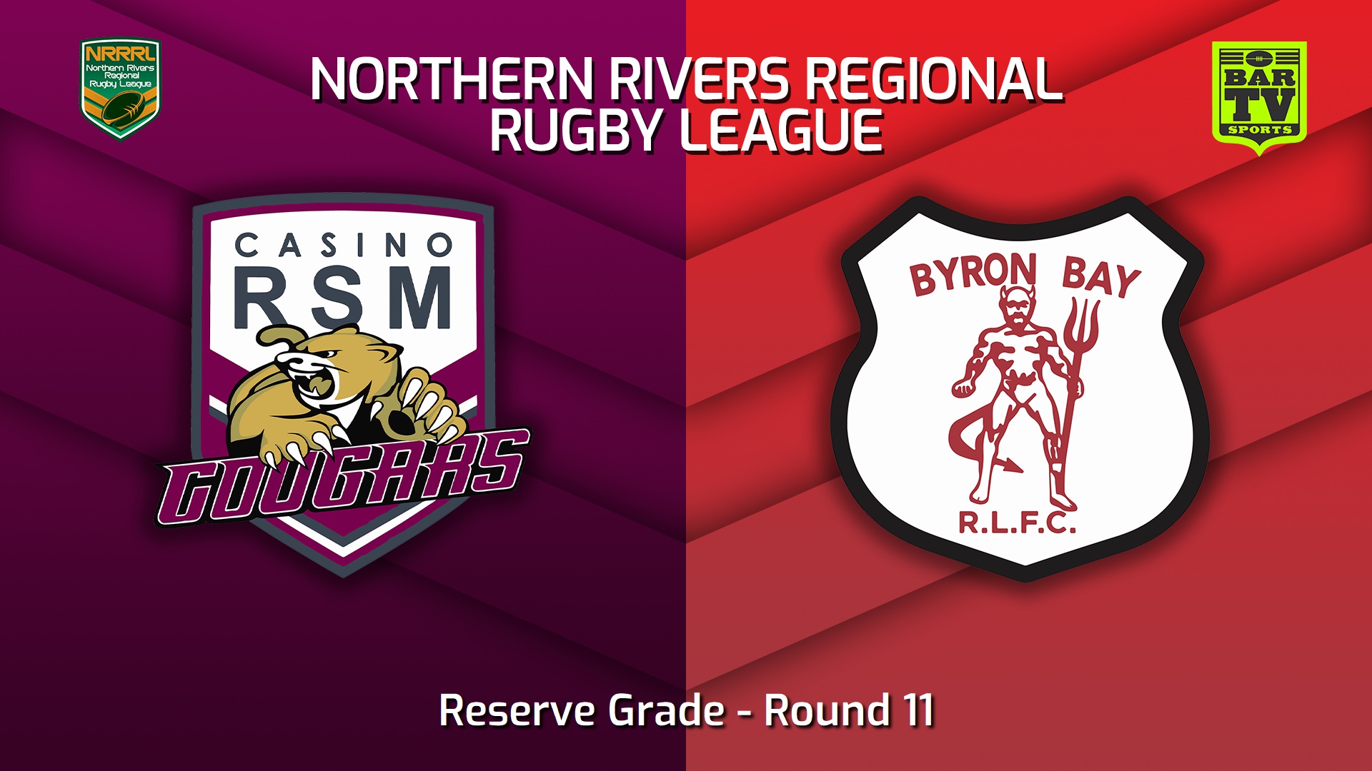 230702-Northern Rivers Round 11 - Reserve Grade - Casino RSM Cougars v Byron Bay Red Devils Slate Image