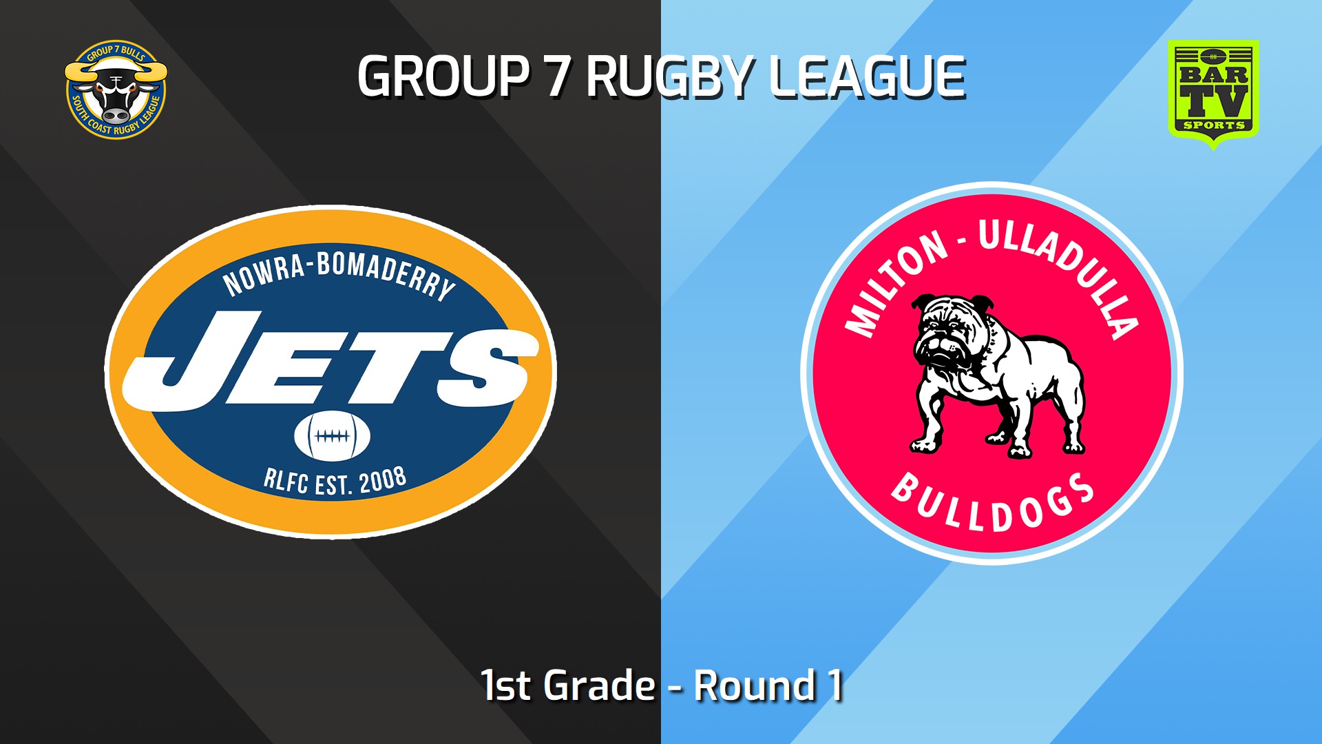240714-video-South Coast Round 1 - 1st Grade - Nowra-Bomaderry Jets v Milton-Ulladulla Bulldogs Slate Image