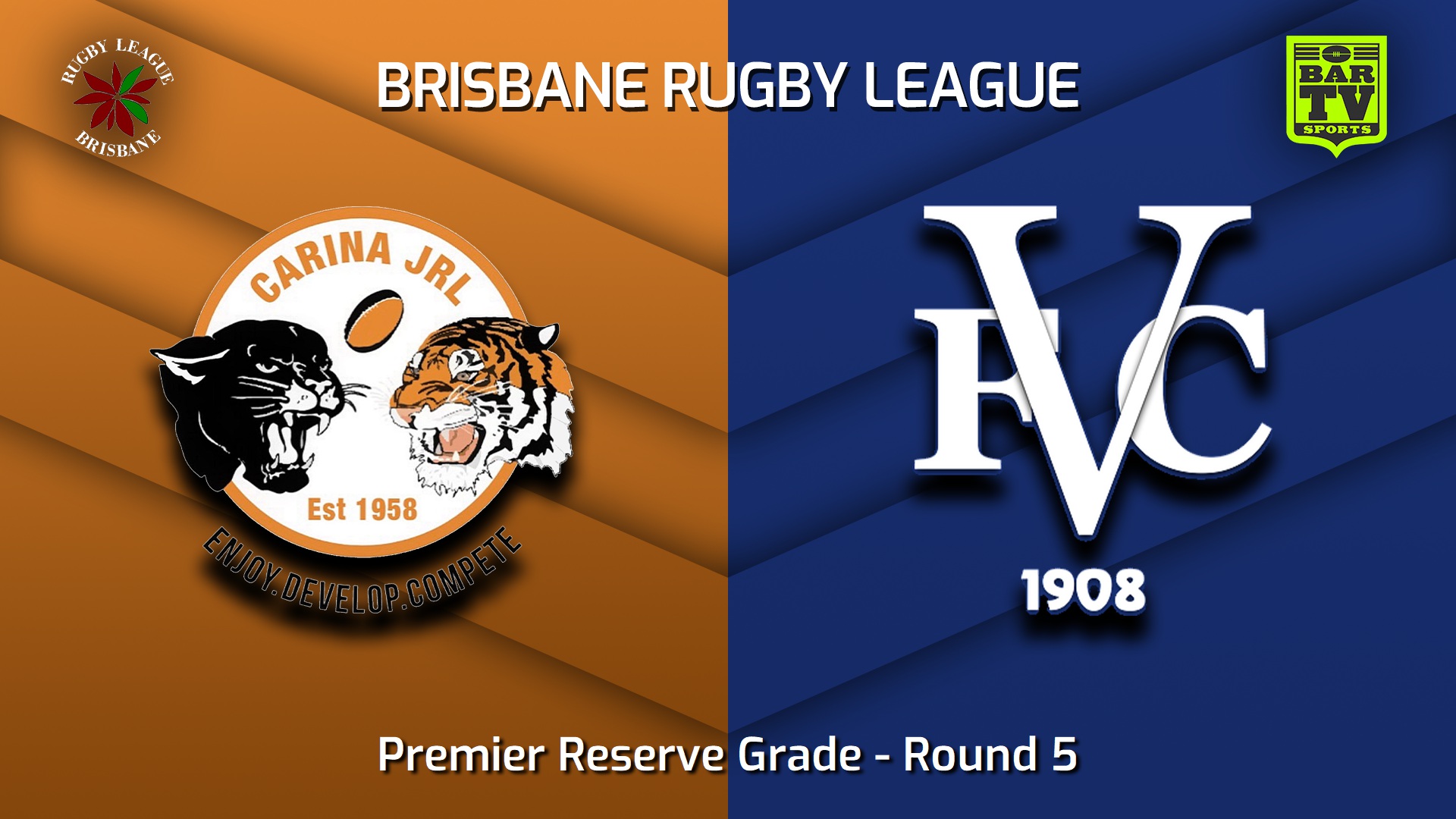 230422-BRL Round 5 - Premier Reserve Grade - Carina Juniors v Valleys Diehards Slate Image