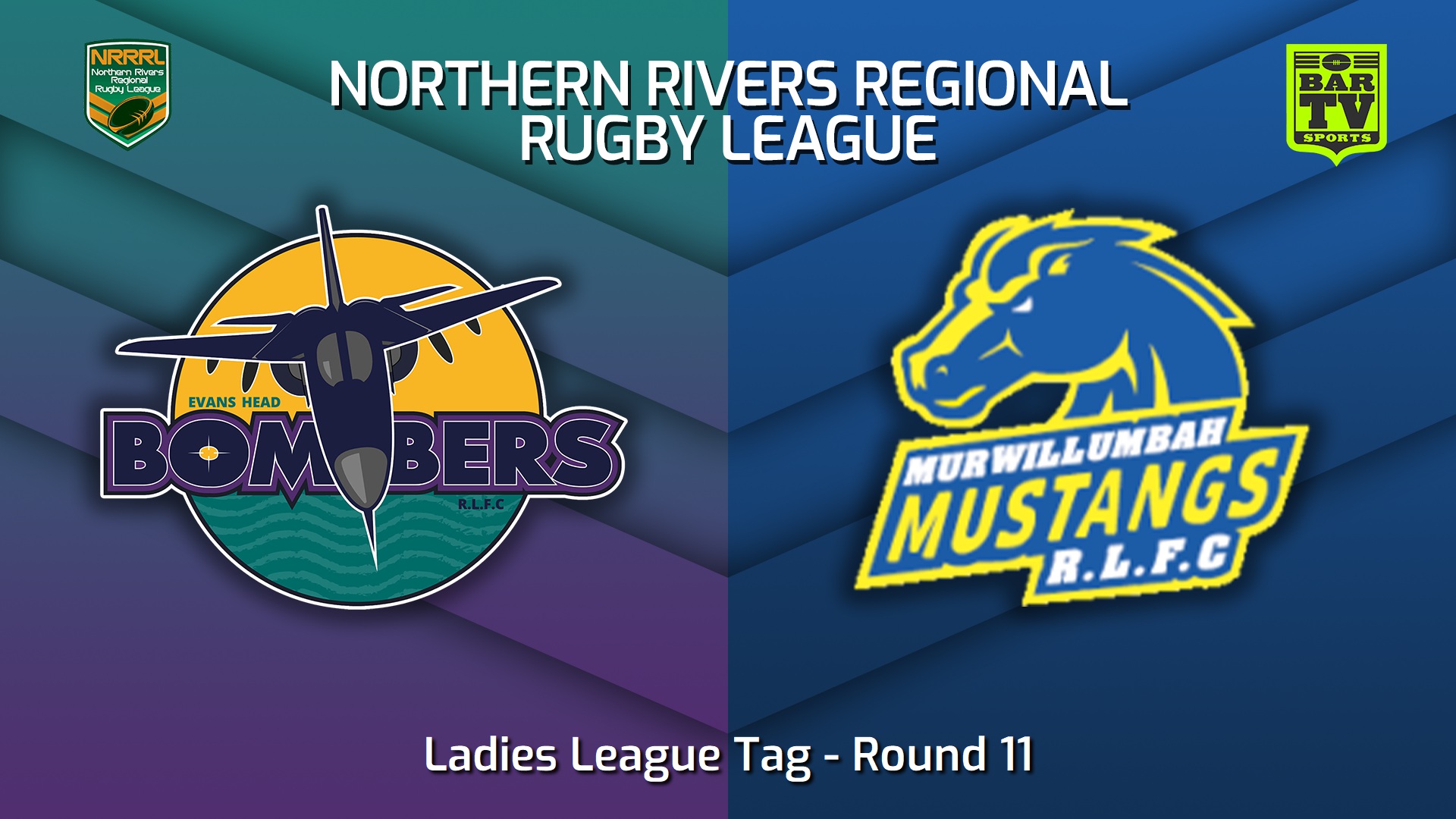 220709-Northern Rivers Round 11 - Ladies League Tag - Evans Head Bombers v Murwillumbah Mustangs Slate Image