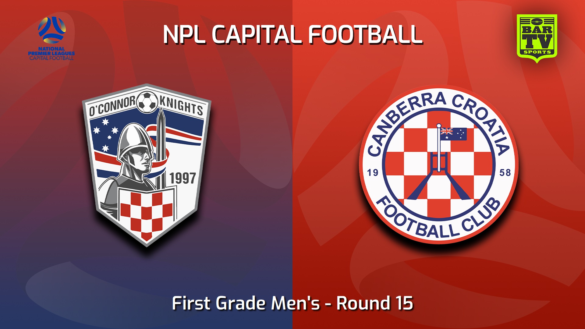230722-Capital NPL Round 15 - O'Connor Knights SC v Canberra Croatia FC Slate Image
