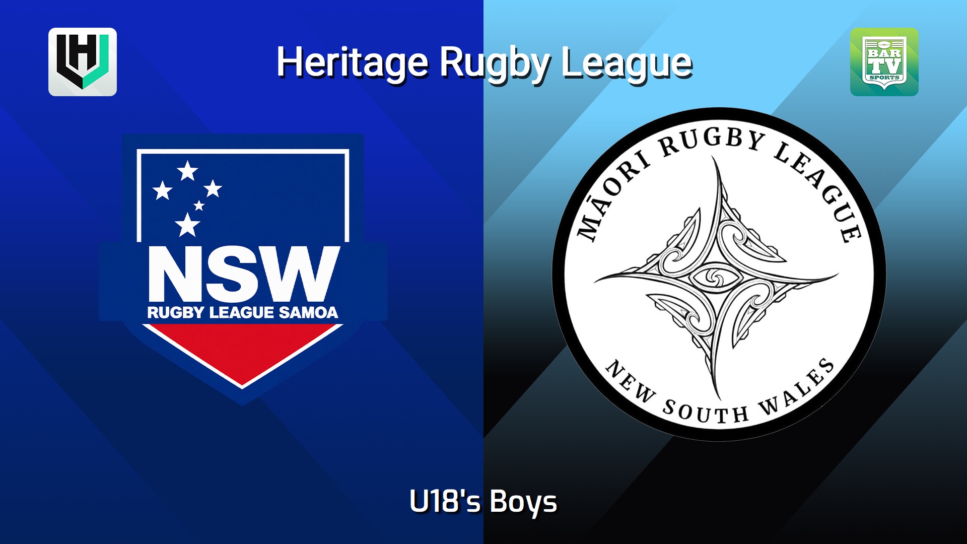 261011-video-Heritage RL U18's Boys - Samoa NSW v Māori RL NSW Slate Image