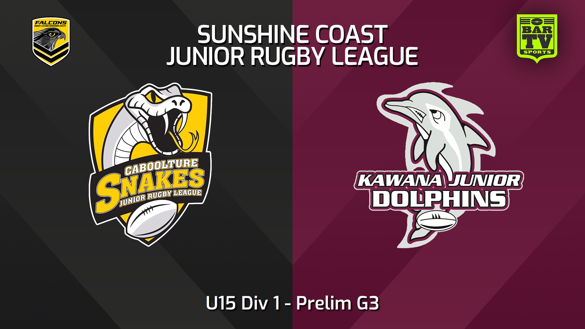 240830-video-Sunshine Coast Junior Rugby League Prelim G3 - U15 Div 1 - Caboolture Snakes JRL v Kawana Dolphins JRL Slate Image
