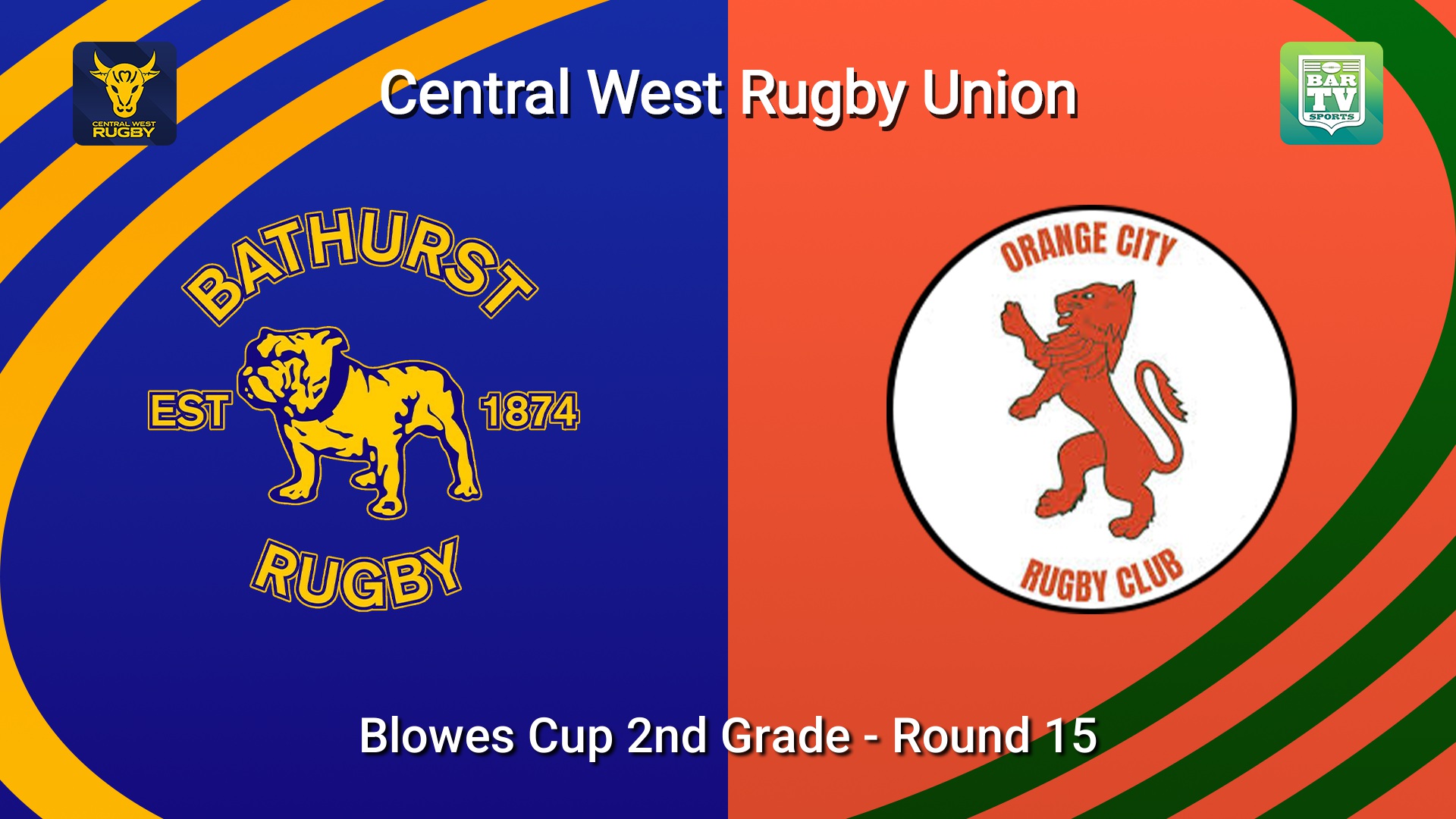 260815-video-Central West Rugby Round 15 - Blowes Cup 2nd Grade - Bathurst Bulldogs v Orange City Slate Image