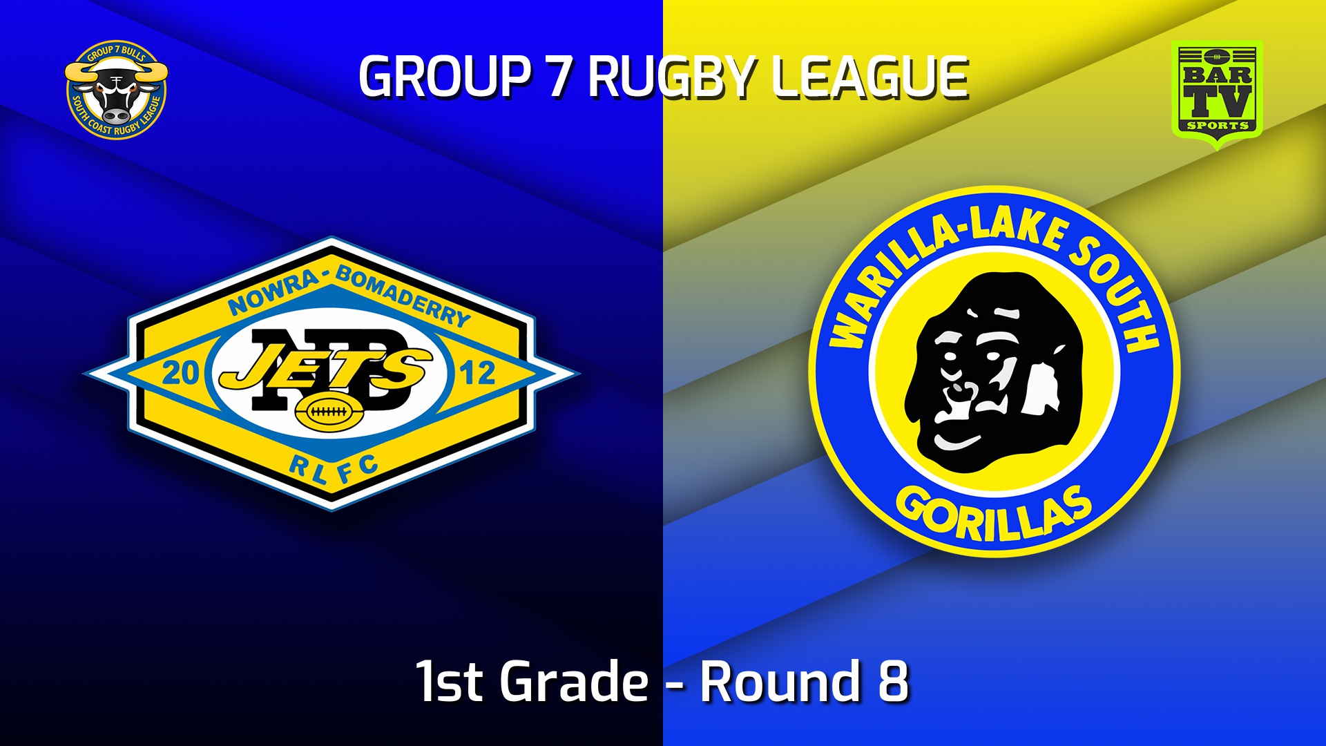 220605-South Coast Round 8 - 1st Grade - Nowra-Bomaderry Jets v Warilla-Lake South Gorillas Slate Image