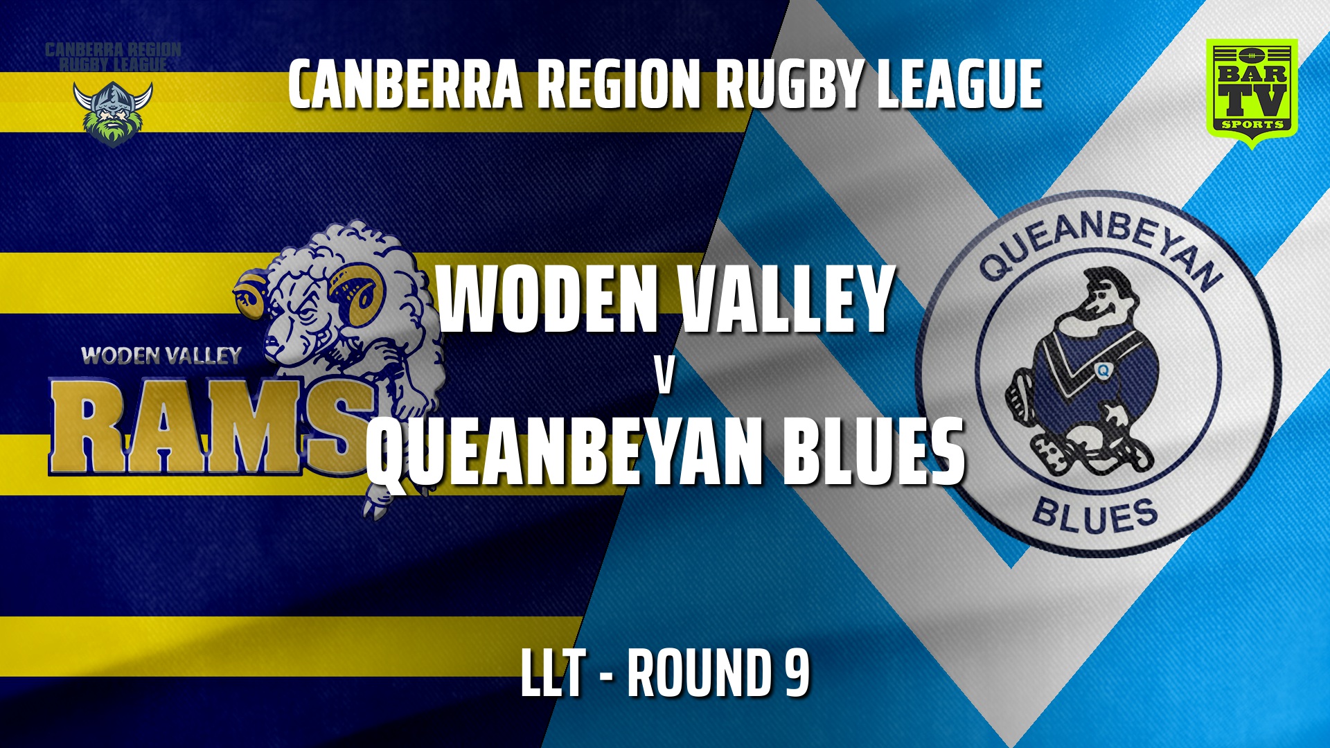 210619-Canberra Round 9 - Ladies League Tag - Woden Valley Rams v Queanbeyan Blues Slate Image