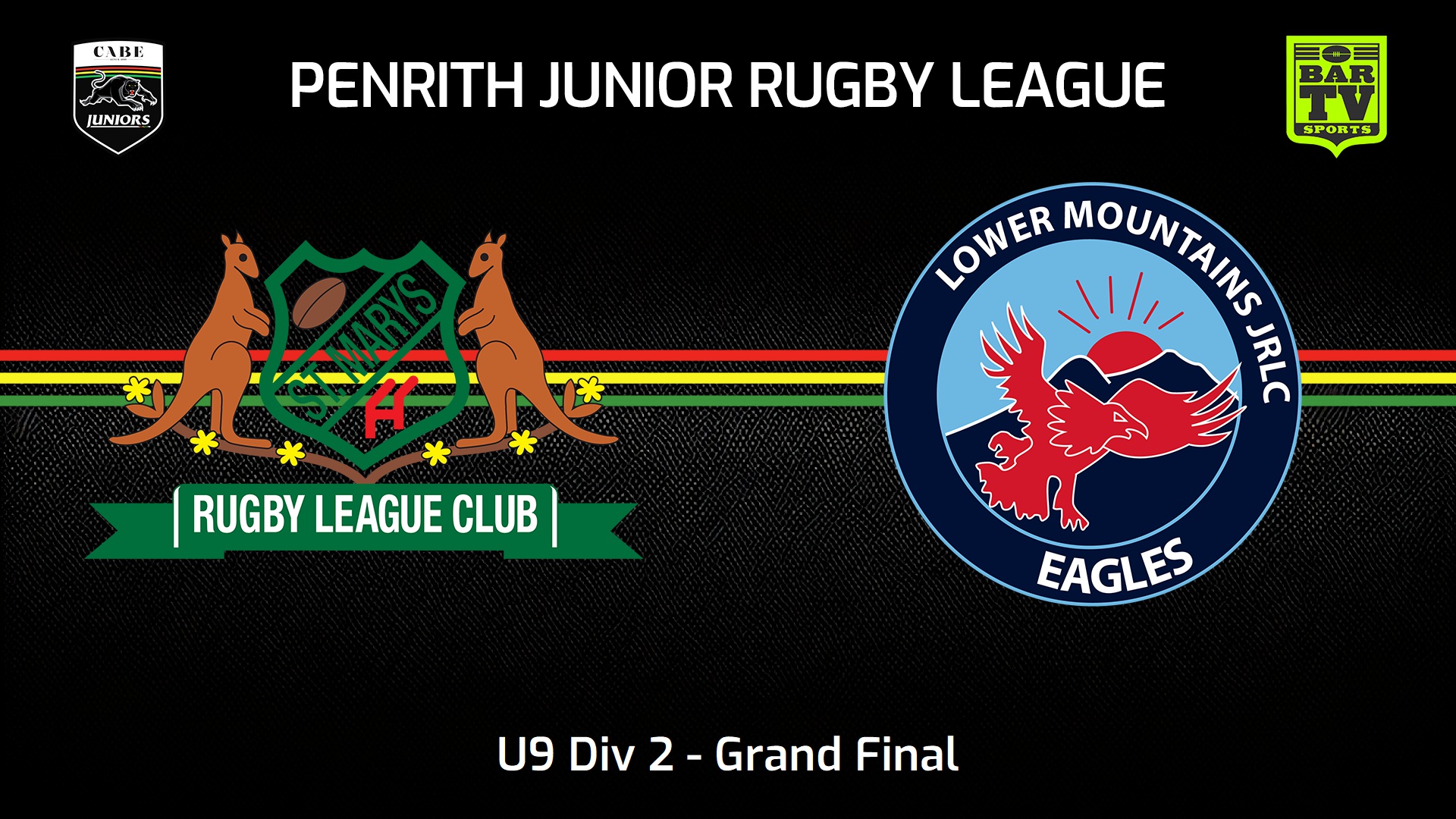 230819-Penrith & District Junior Rugby League Grand Final - U9 Div 2 - St Marys v Lower Mountains Slate Image